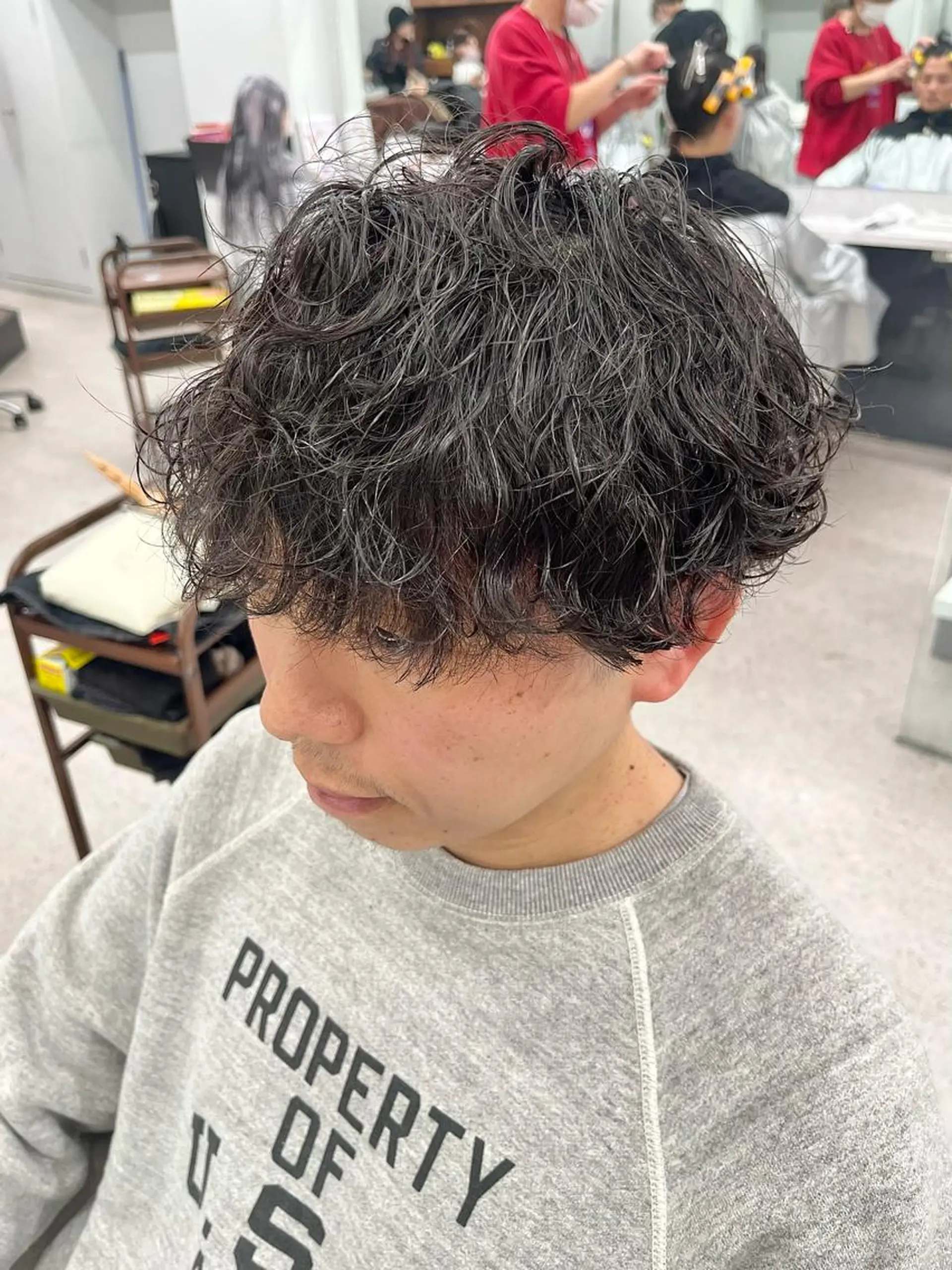 パーマ メンズ カット パーマ 🍐シャドウパーマ メンズ特化/守岡🍐のヘアスタイル