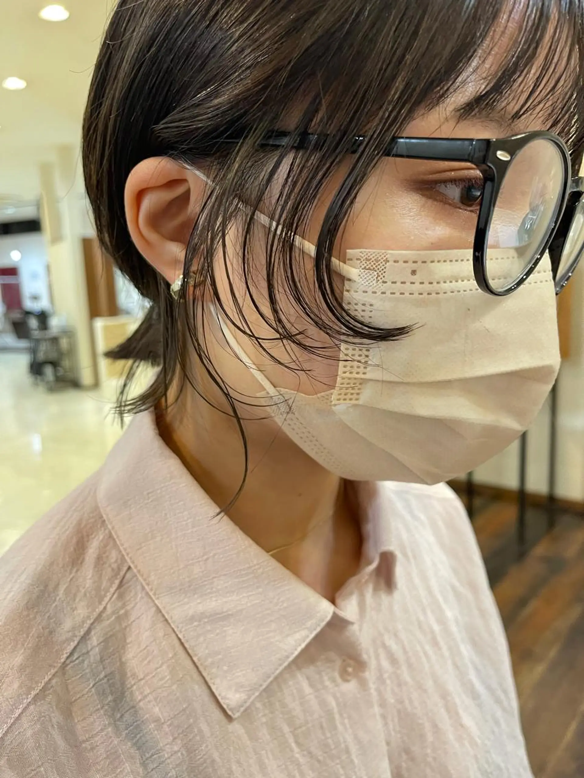 ミディアム 梶原 真帆のヘアスタイル