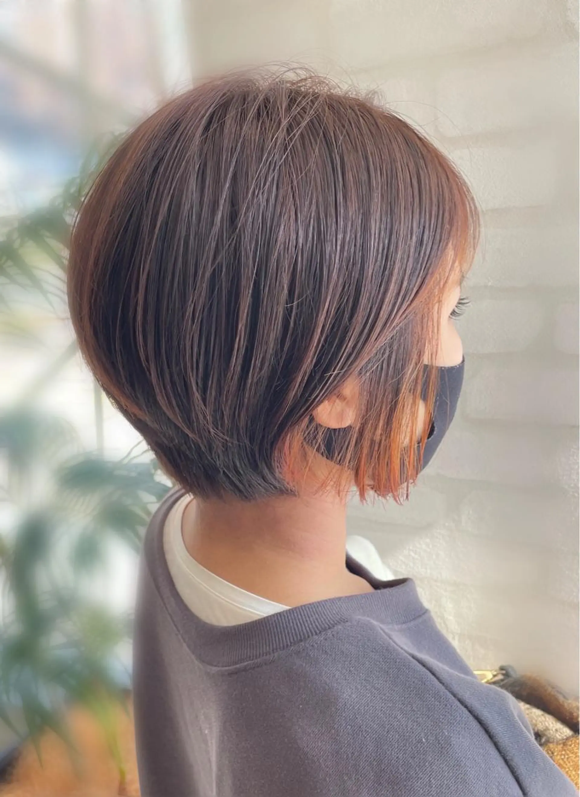 ショート カラー ケアブリーチ /髪質 改善/古橋圭史郎のヘアスタイル