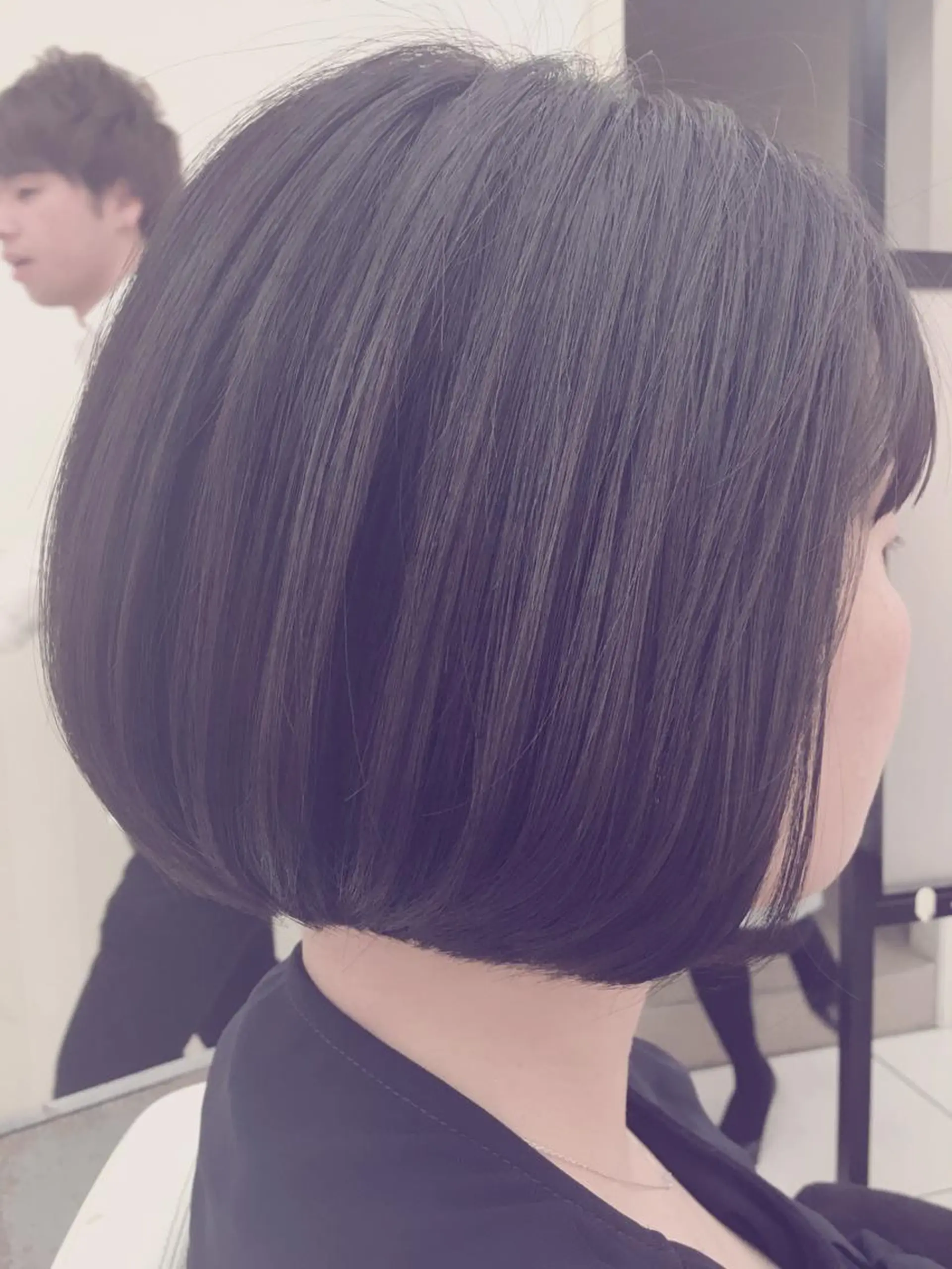 ショート ボブ カット ヘアカラー トリートメント N° jillva ♦️川端裕司♦️のヘアスタイル