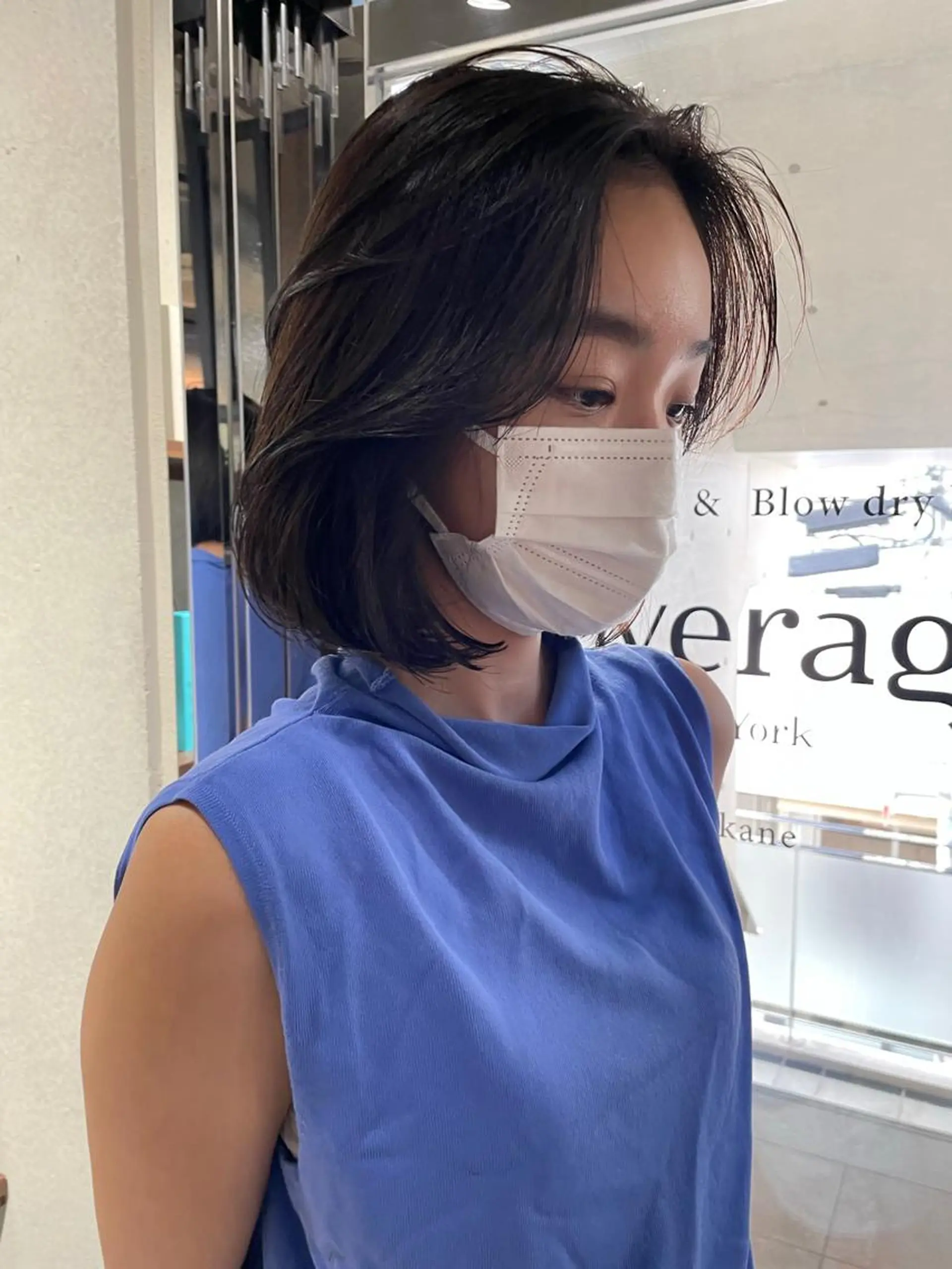 ショート ボブ 顔まわりレイヤー 顔周りカット レイヤーカット 大人レイヤー🌞海外 🌞韓国🌞濱口のヘアスタイル