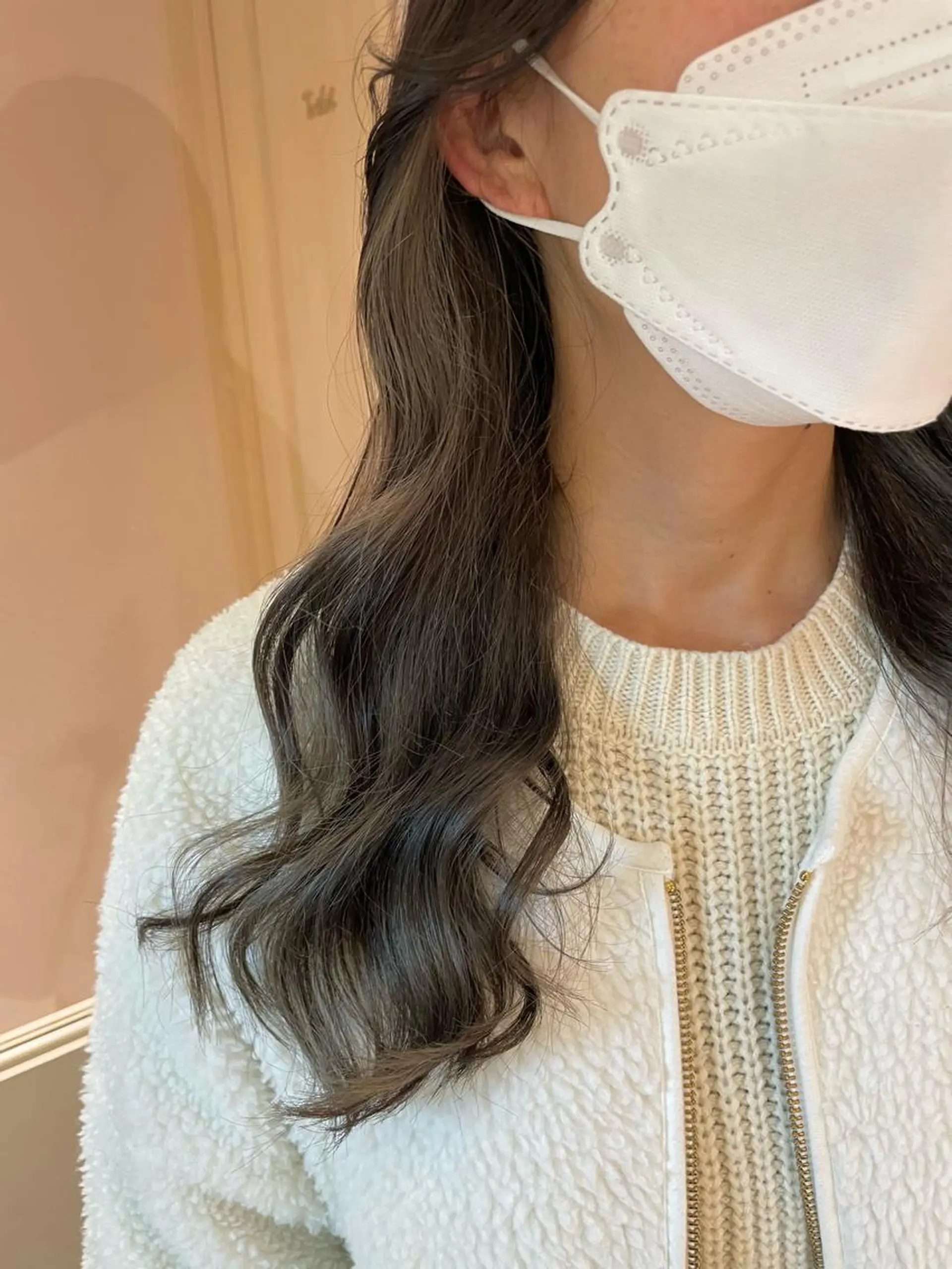 ロング ヘアカラー トリートメント ヘッドスパ マホ/日吉/髪質改善 /レイヤー/ガーリーのヘアスタイル