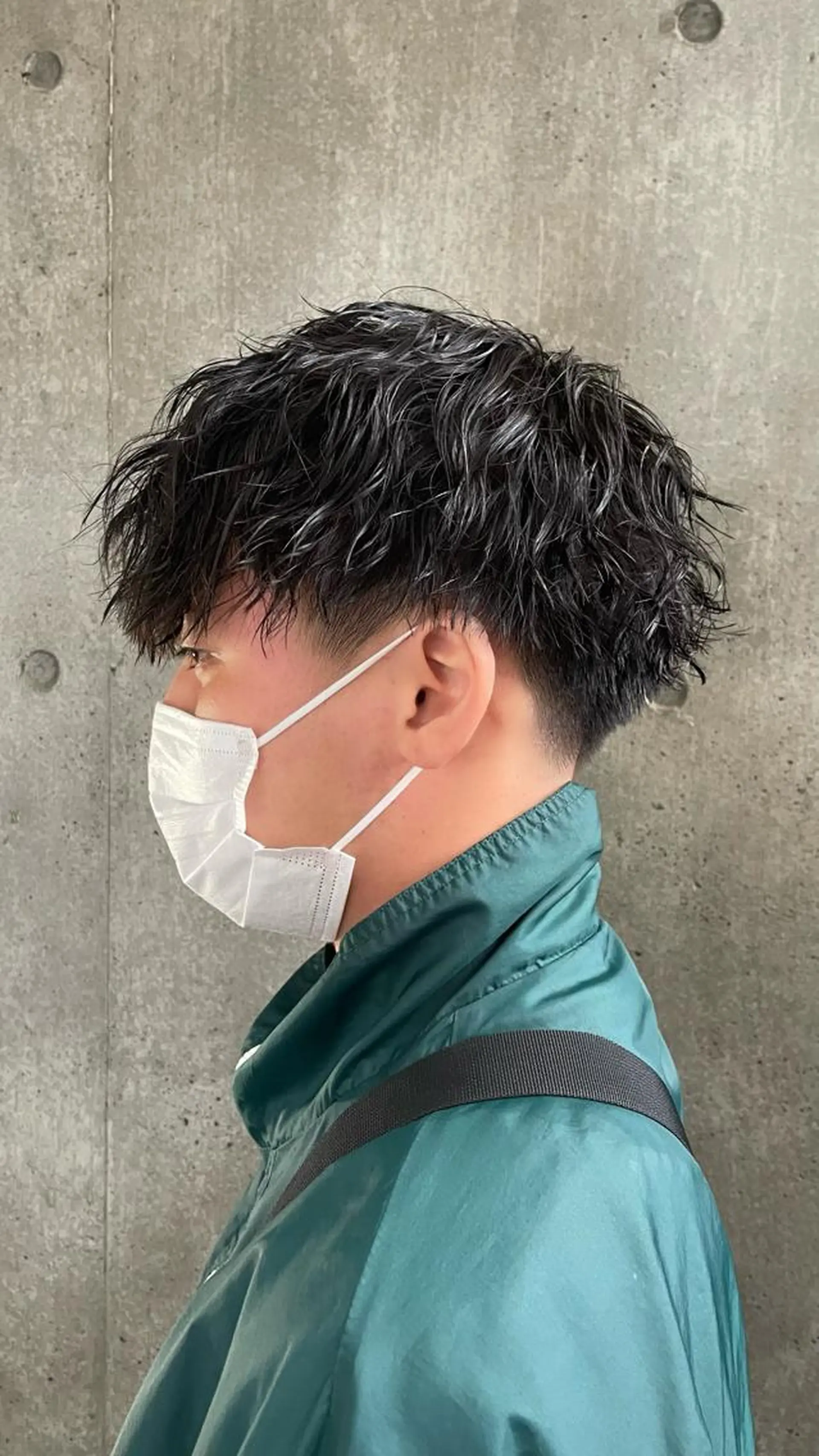 パーマ メンズ もりたみかこ 美容師お休み中のヘアスタイル