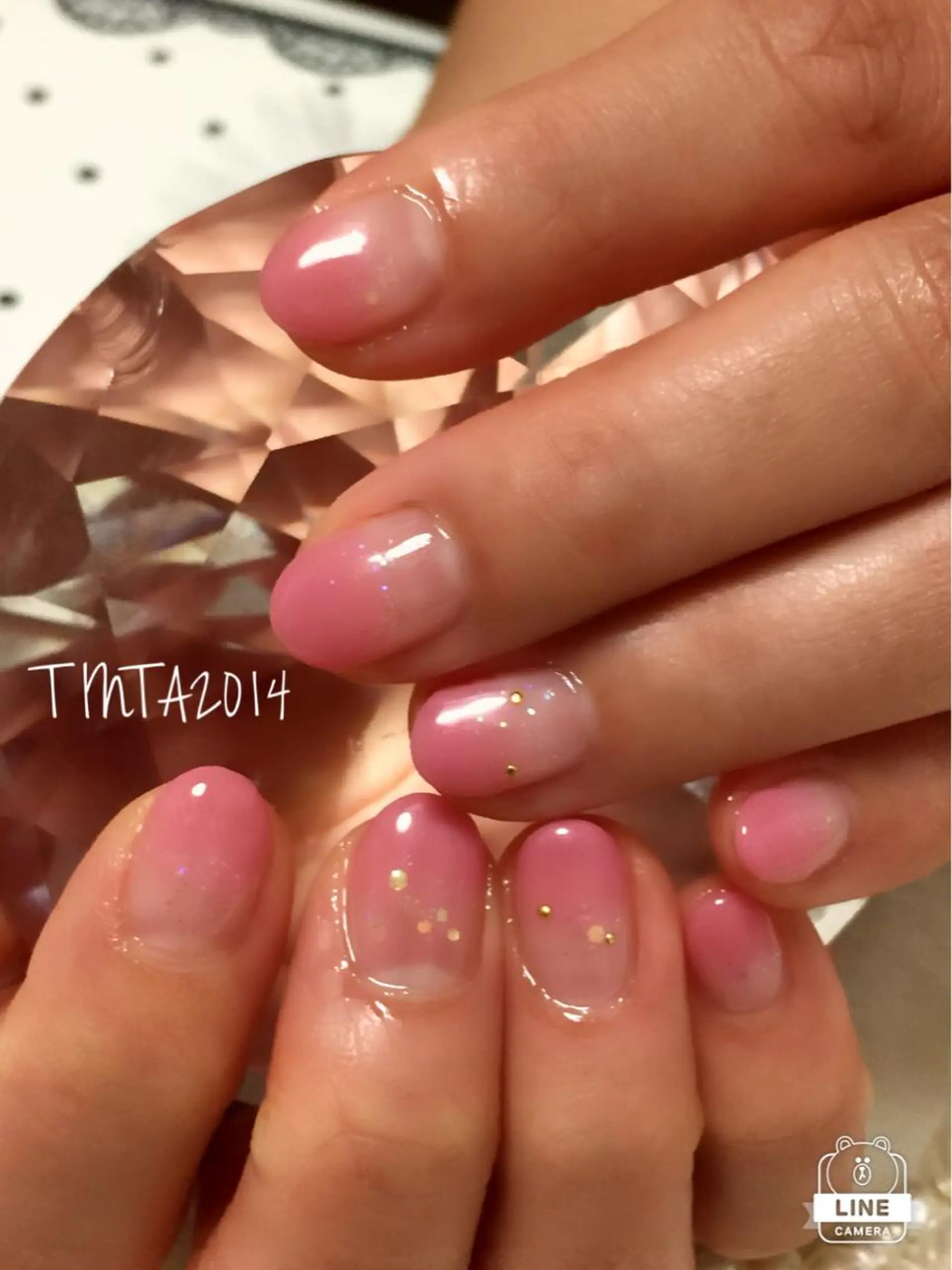 ネイル ピンク ネイルサロン ティンタ所属・馬場 典子のネイルデザイン