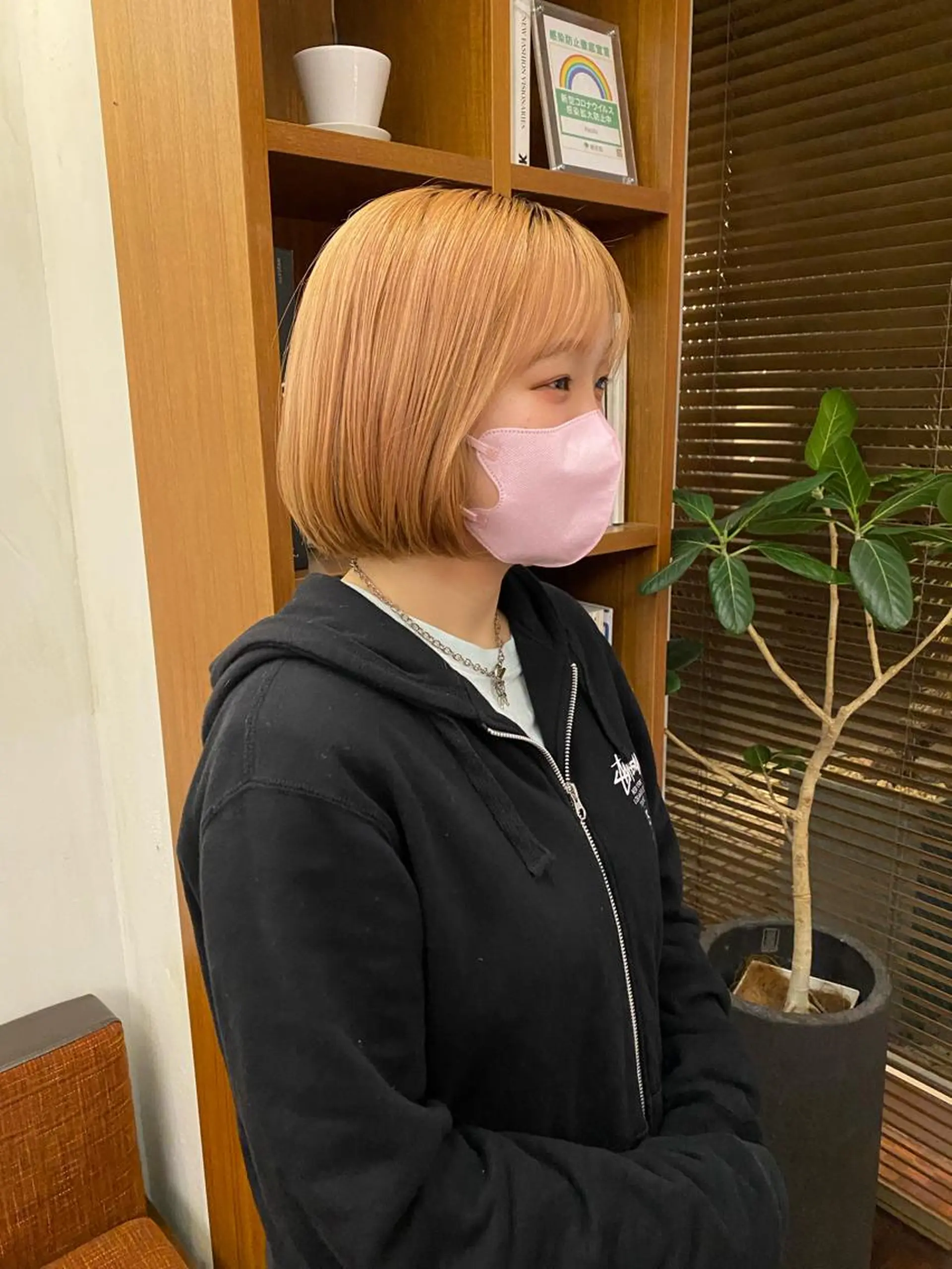 ショート カラー 似合わせレイヤー/ ニュアンスパーマ高倉のヘアスタイル