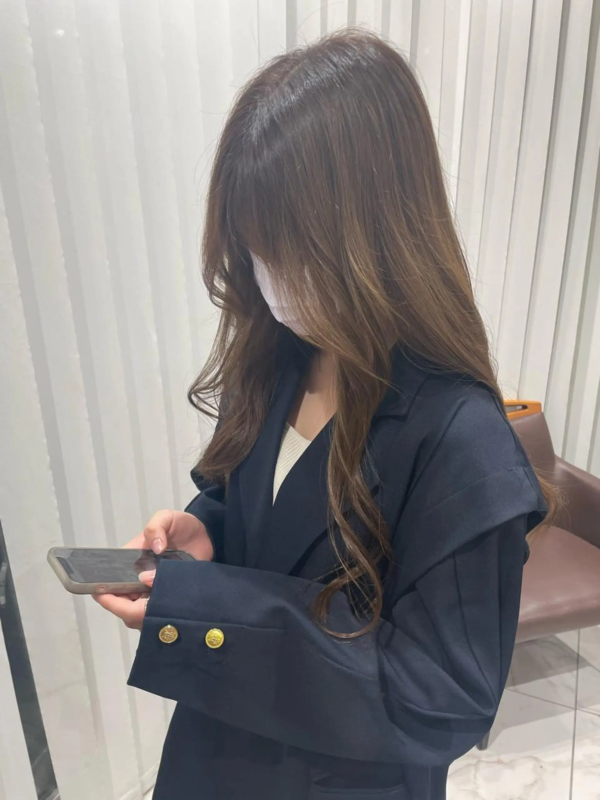 ロング カット 韓国透明感カラー🌀 yuukiのヘアスタイル