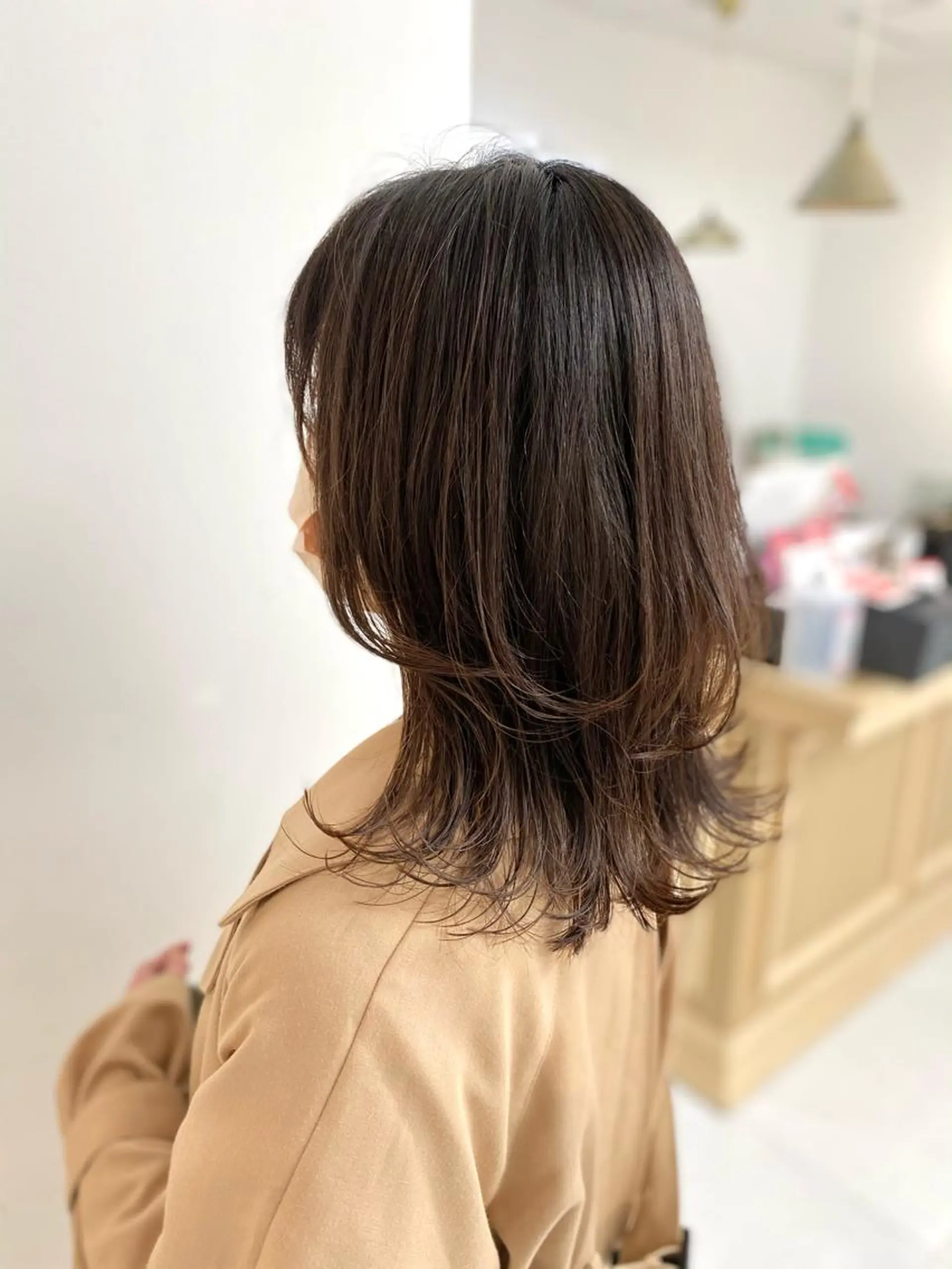 ミディアム カット トリートメント 平田 健一のヘアスタイル