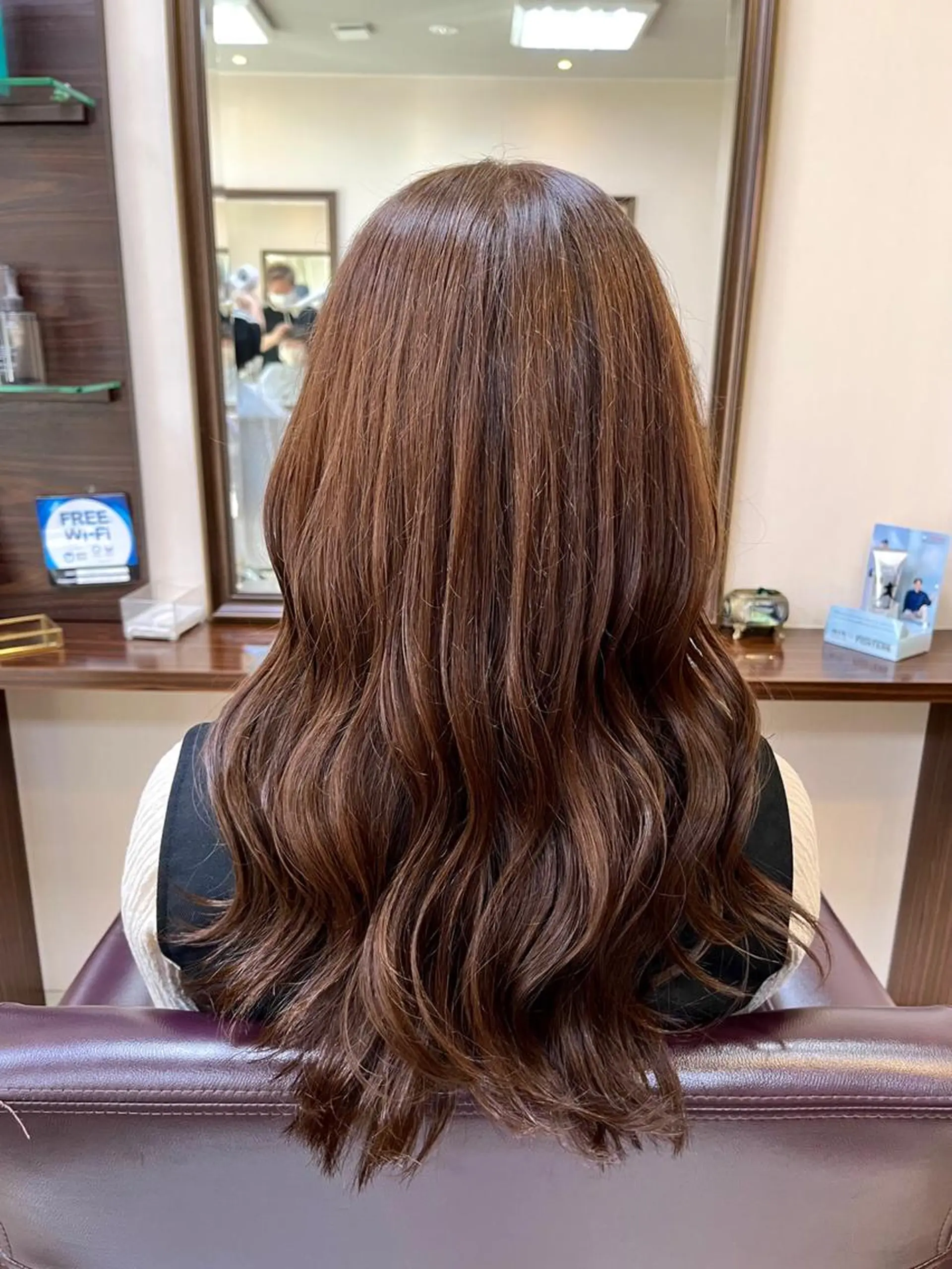 ロング アッシュ カット ヘアカラー トリートメント 澤崎 希望のヘアスタイル