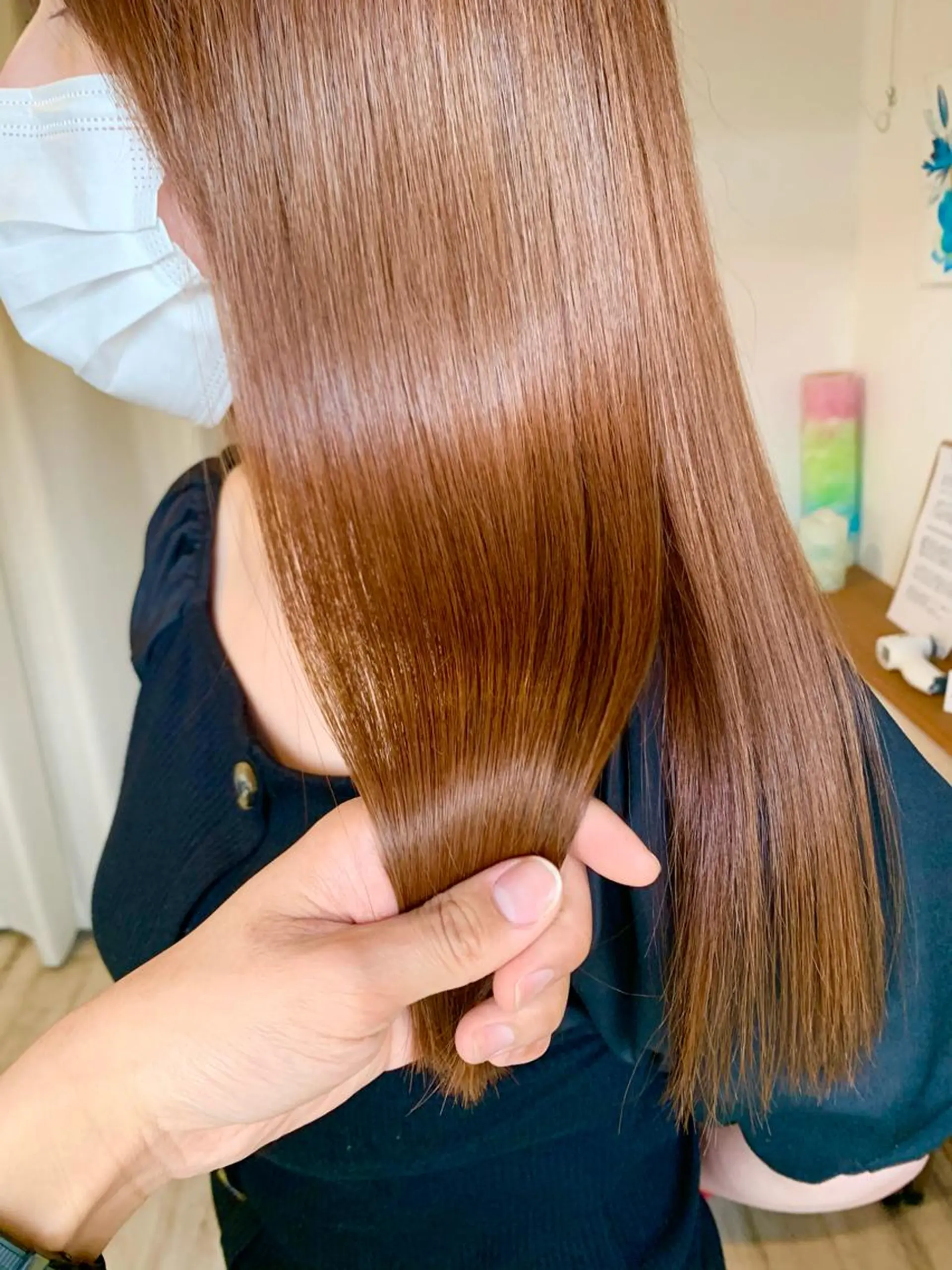 セミロング カット 縮毛矯正 Welila by haku所属・yoshihara yuukiのヘアスタイル