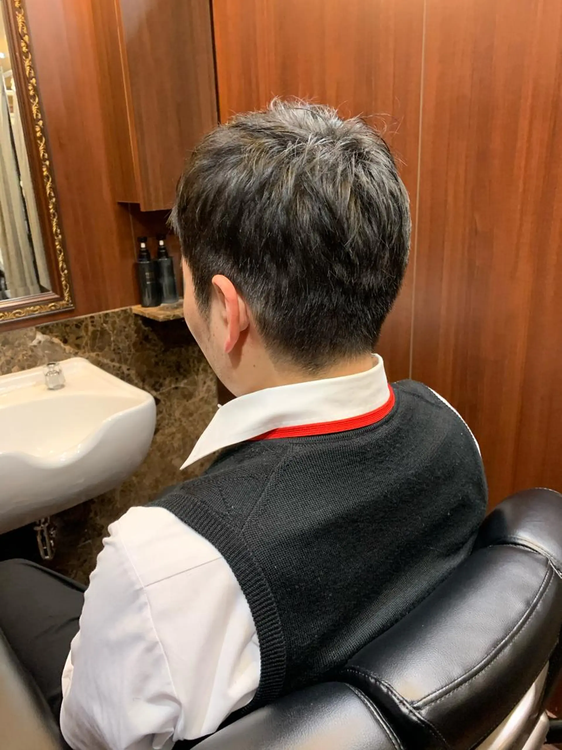 ショート メンズ 羽木 隆徒のヘアスタイル