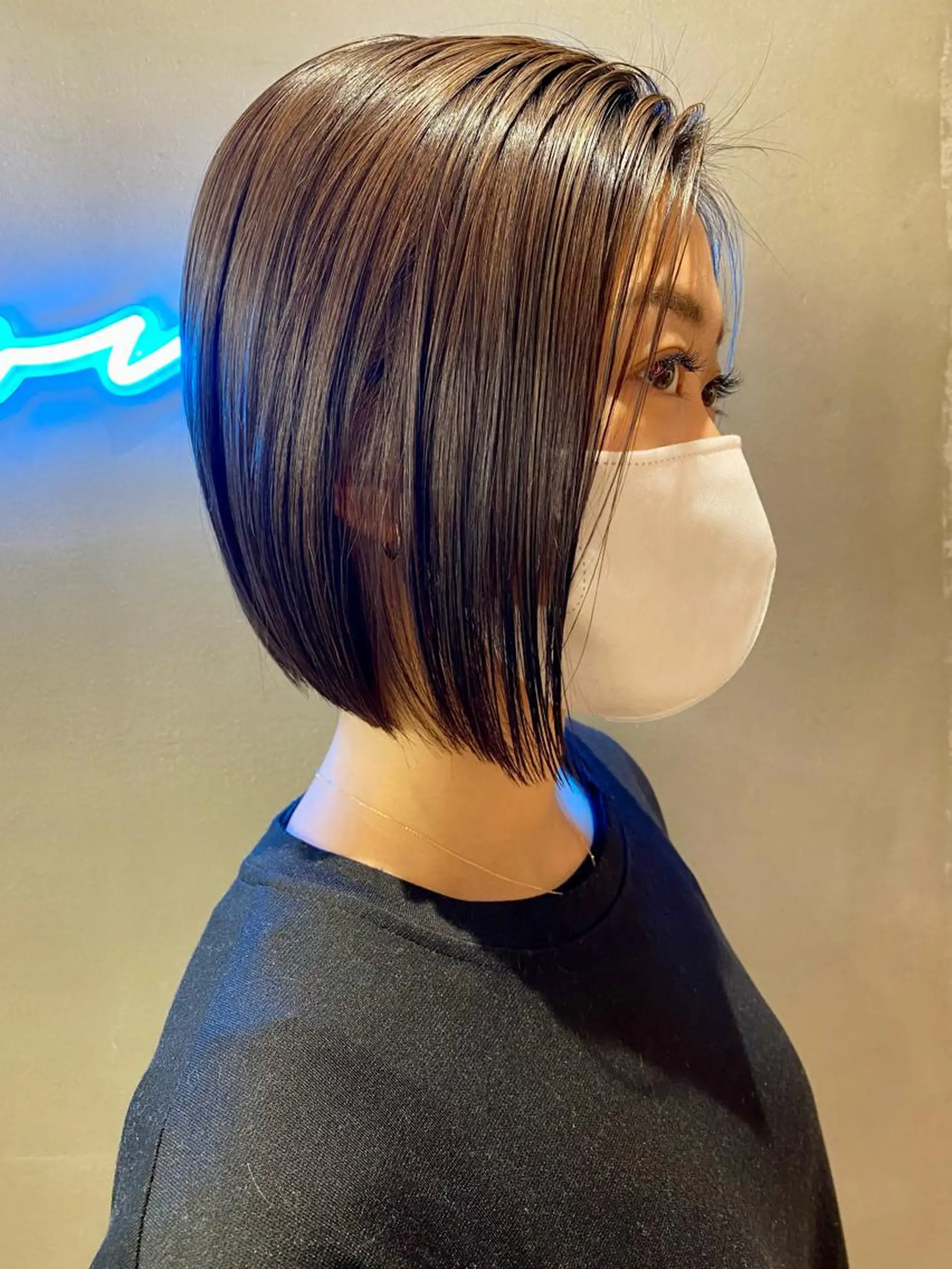 ショート カット トリートメント 顔周り/ブリーチなし /縮毛矯正🫧伊勢のヘアスタイル