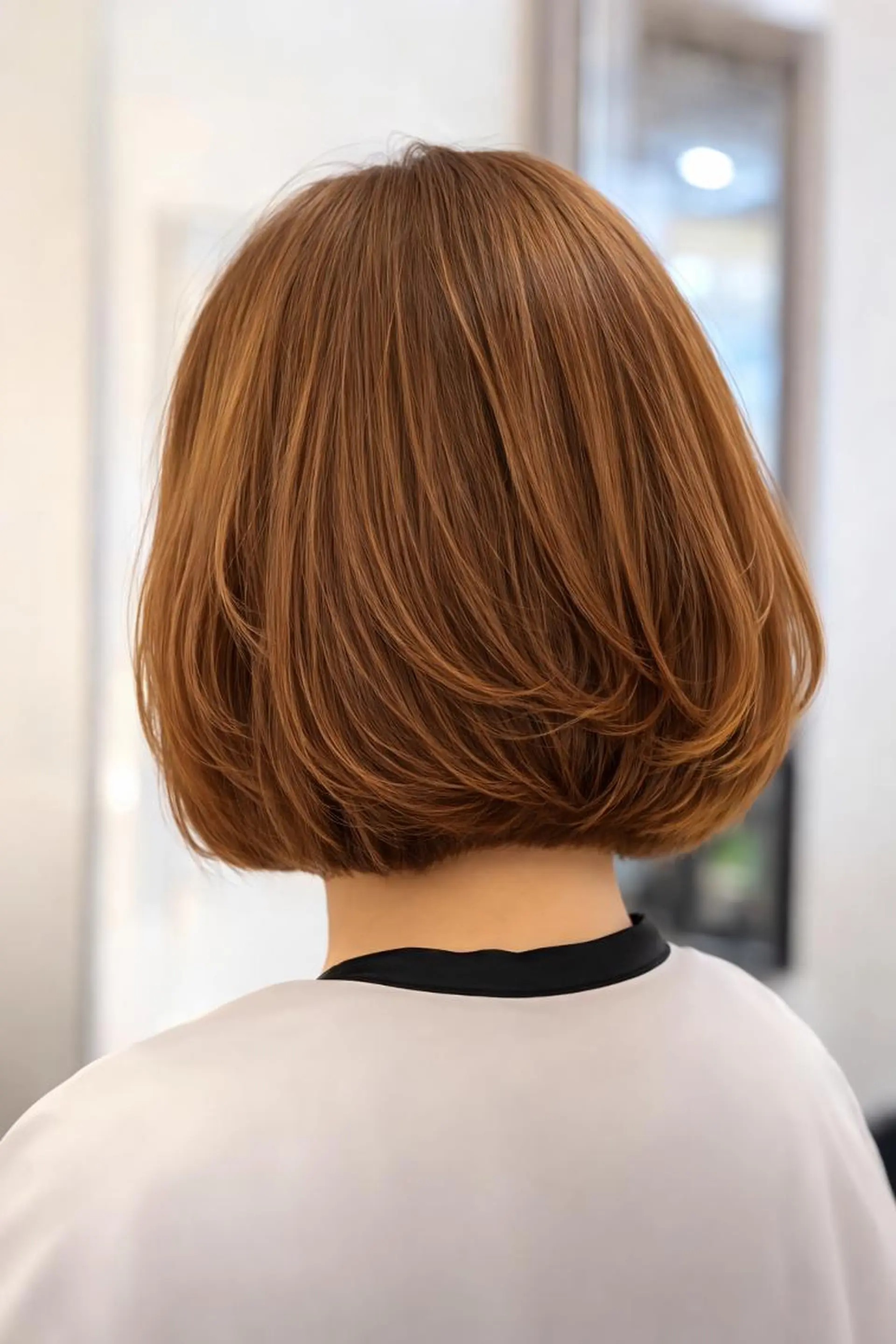 ミディアム カラー 白髪染め専門店 Recolorなおこのヘアスタイル