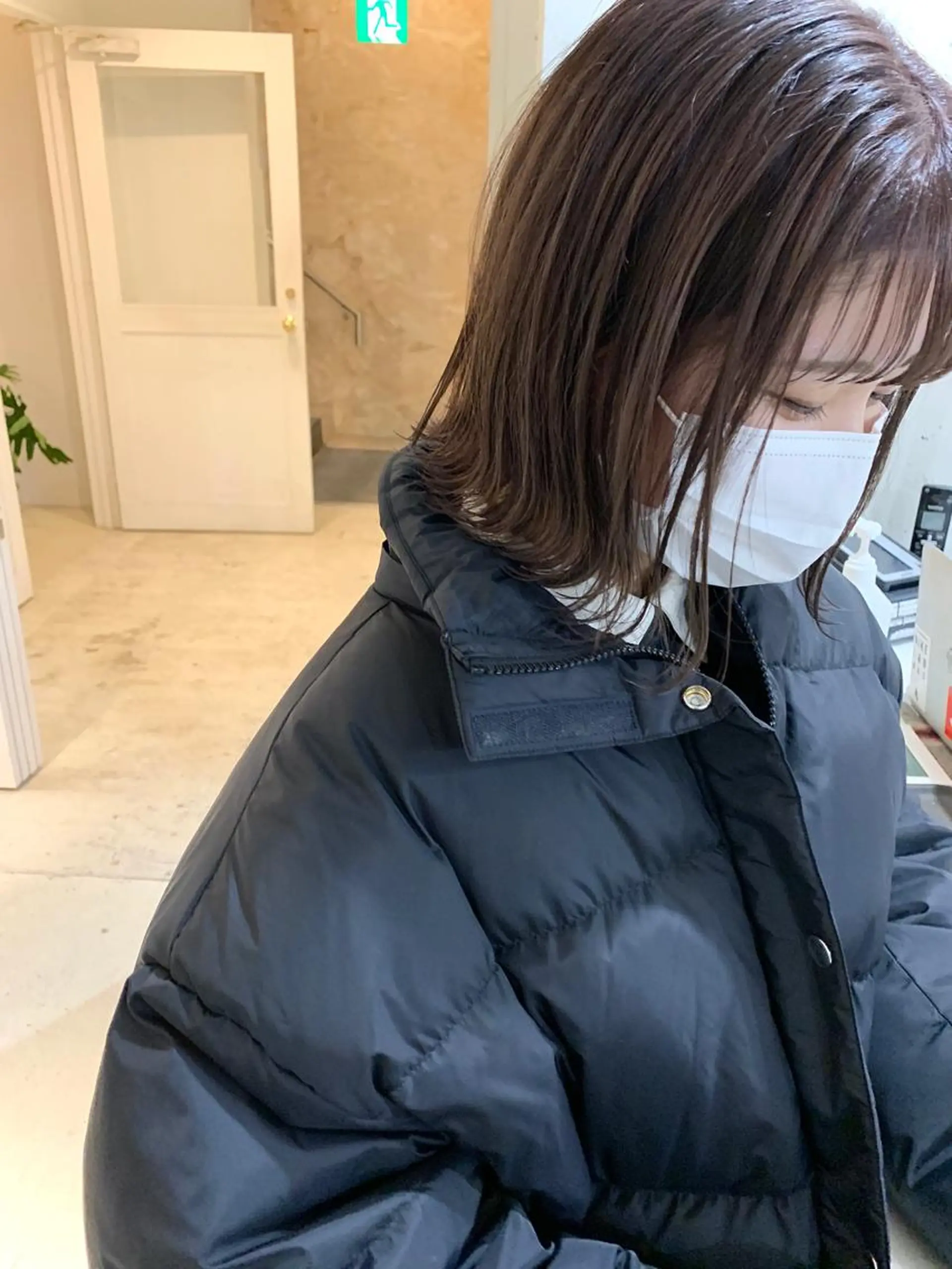 ミディアム カット ヘアカラー トリートメント ダブルカラー/透明感 💈JUNYA💈のヘアスタイル