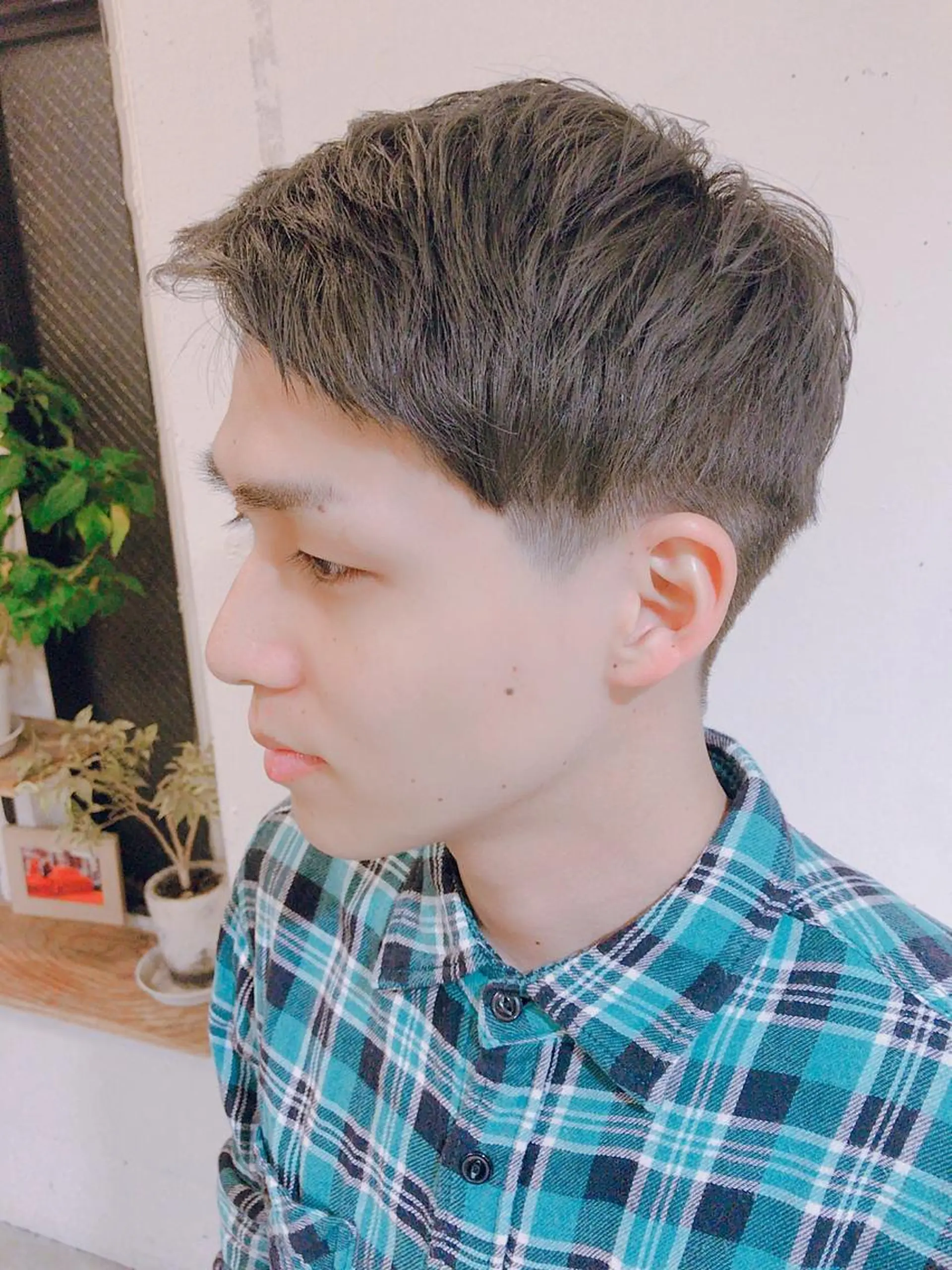 ショート カラー パーマ ヘアアレンジ メンズ 透明感カラー ダブルカラー ヘアカラー ちこ .のヘアスタイル