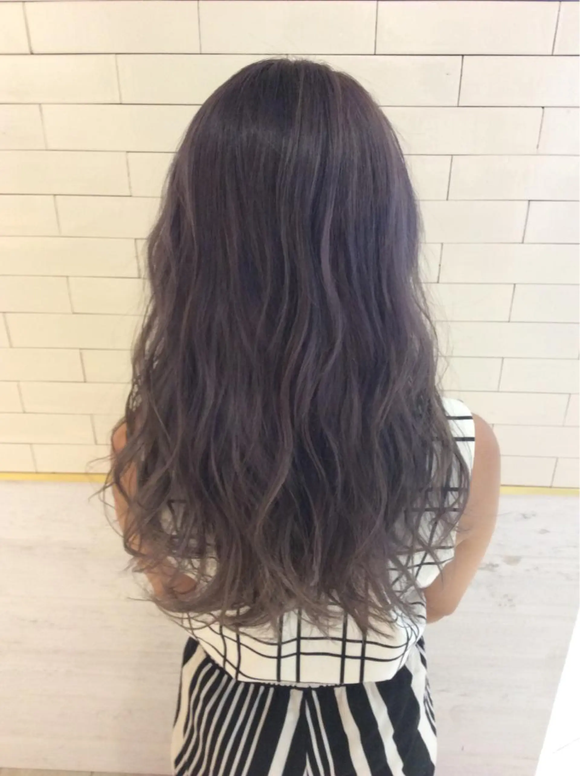 セミロング カラー レイヤーカット× 髪質改善たもりのヘアスタイル