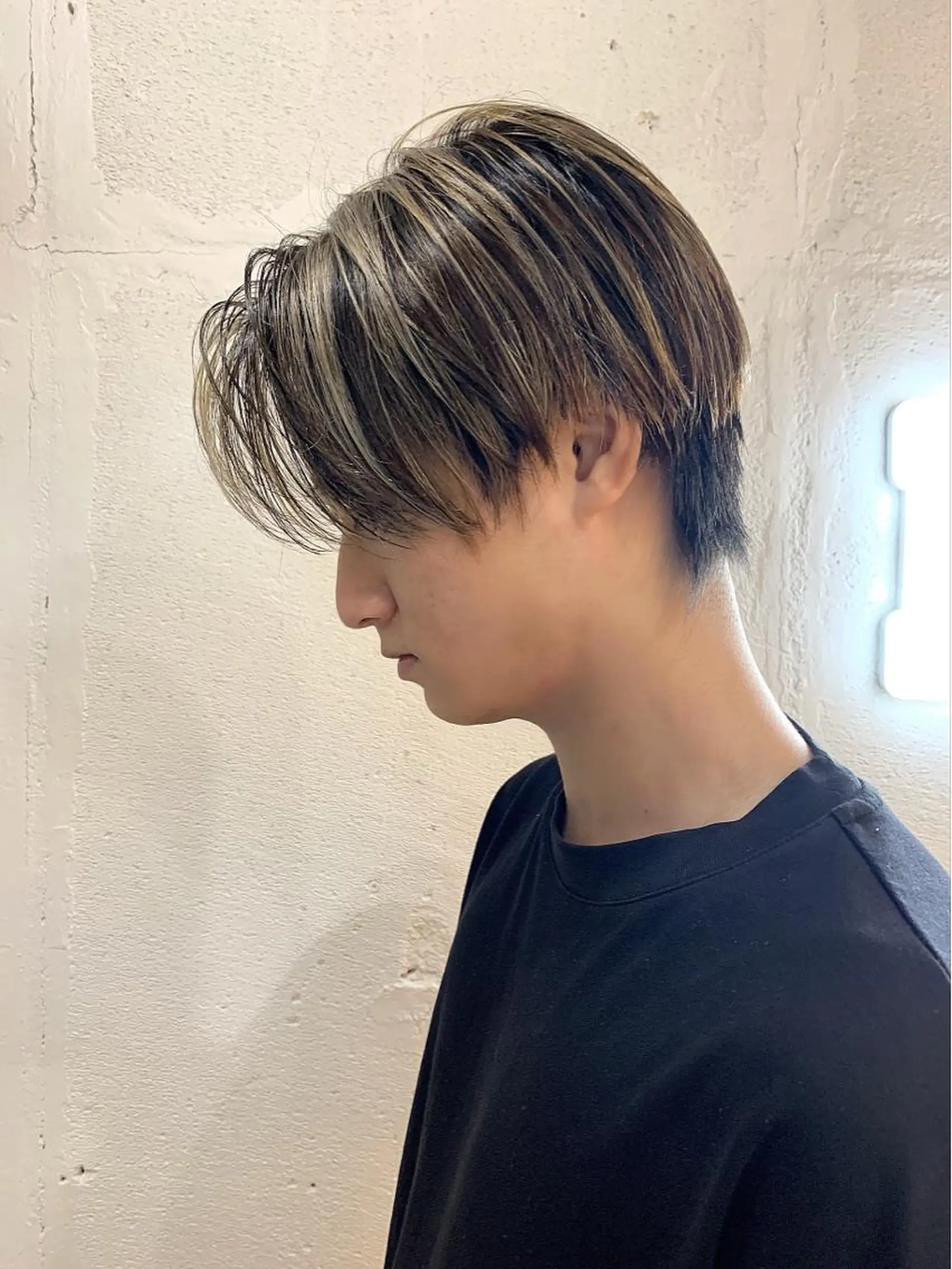 ショート カラー メンズ カット ヘアカラー WATARU🔥／ 外国人風ハイライトのヘアスタイル