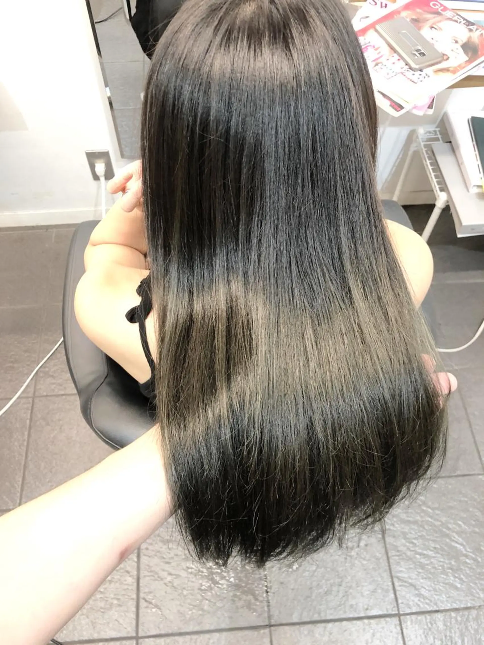 カラー グレージュ カット ヘアカラー トリートメント ヘッドスパ グレージュ/髪質改善 Yamato.hのヘアスタイル