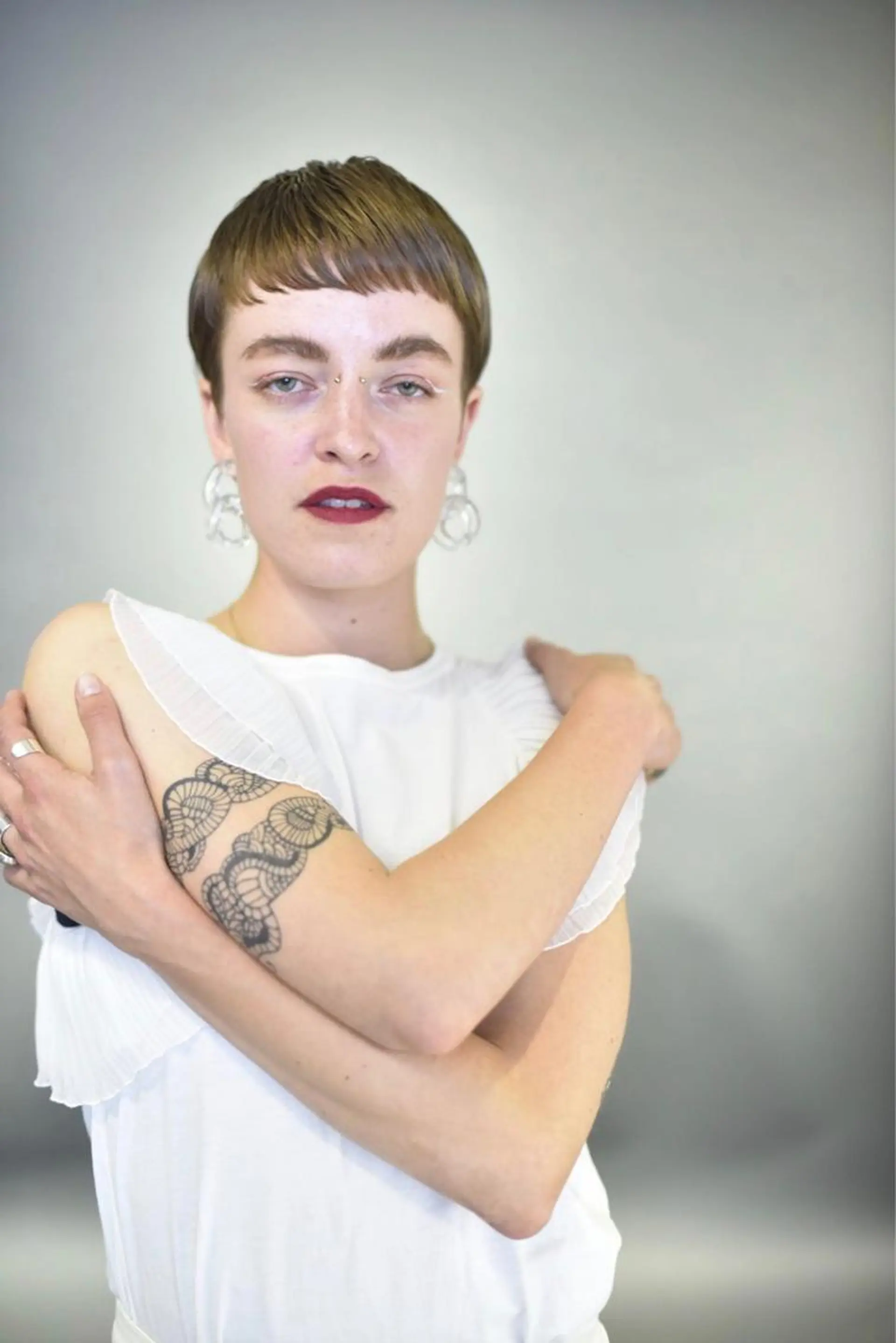 ショート カラー カット ヘアカラー トリートメント BANKSIA ボブ専門/草野明郎のヘアスタイル