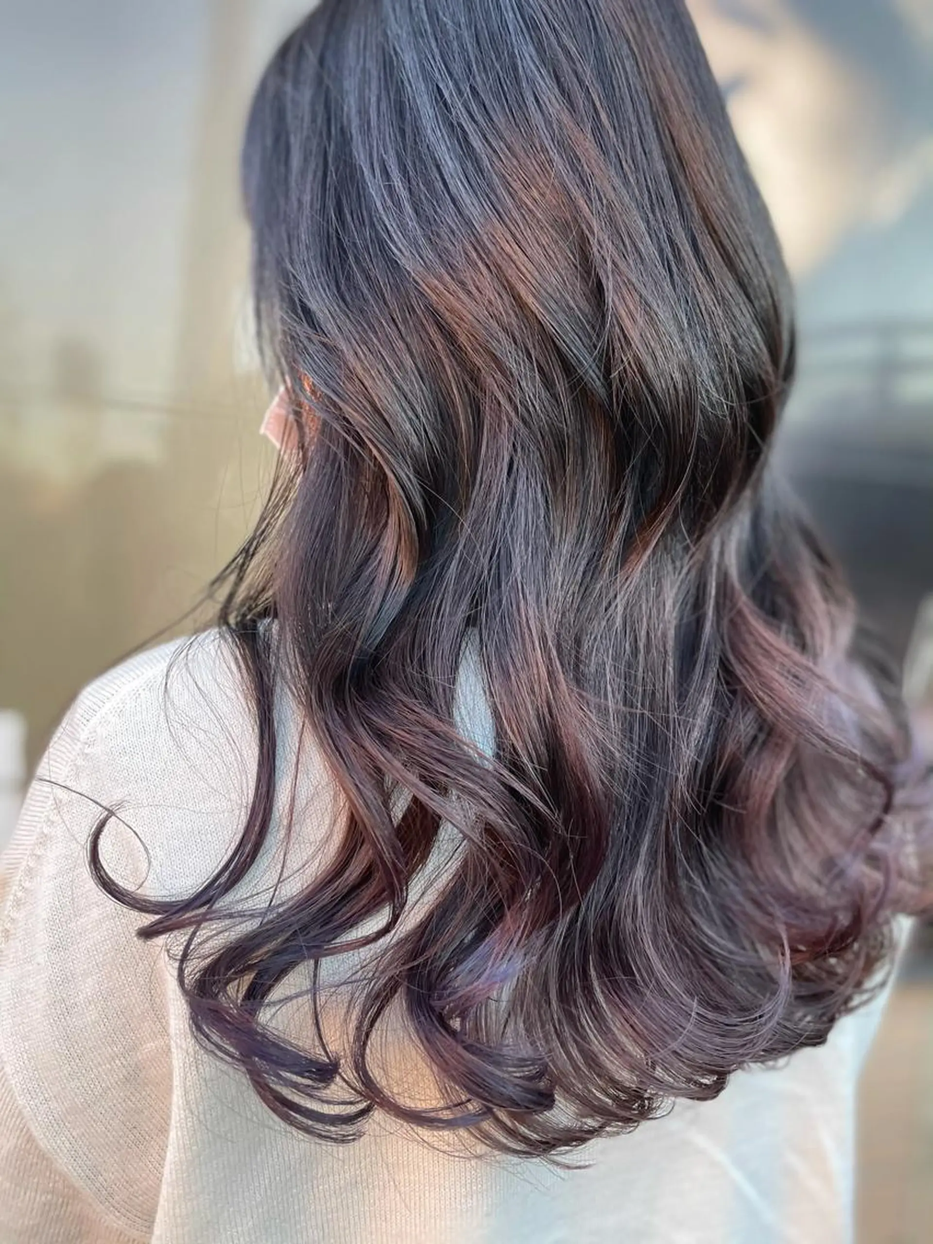 カラー 坂野 結子のヘアスタイル