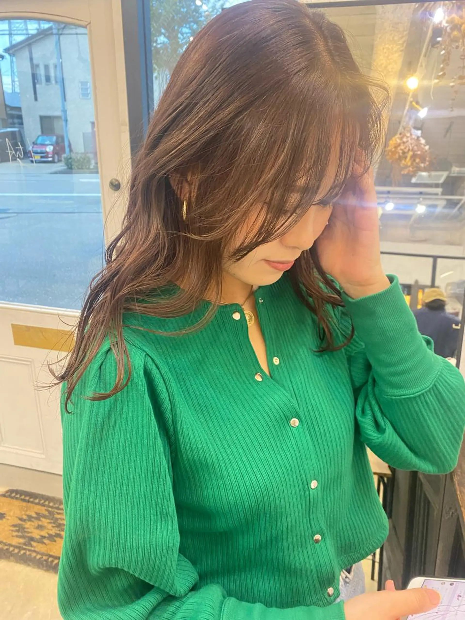 ロング イタヤ マイカのヘアスタイル