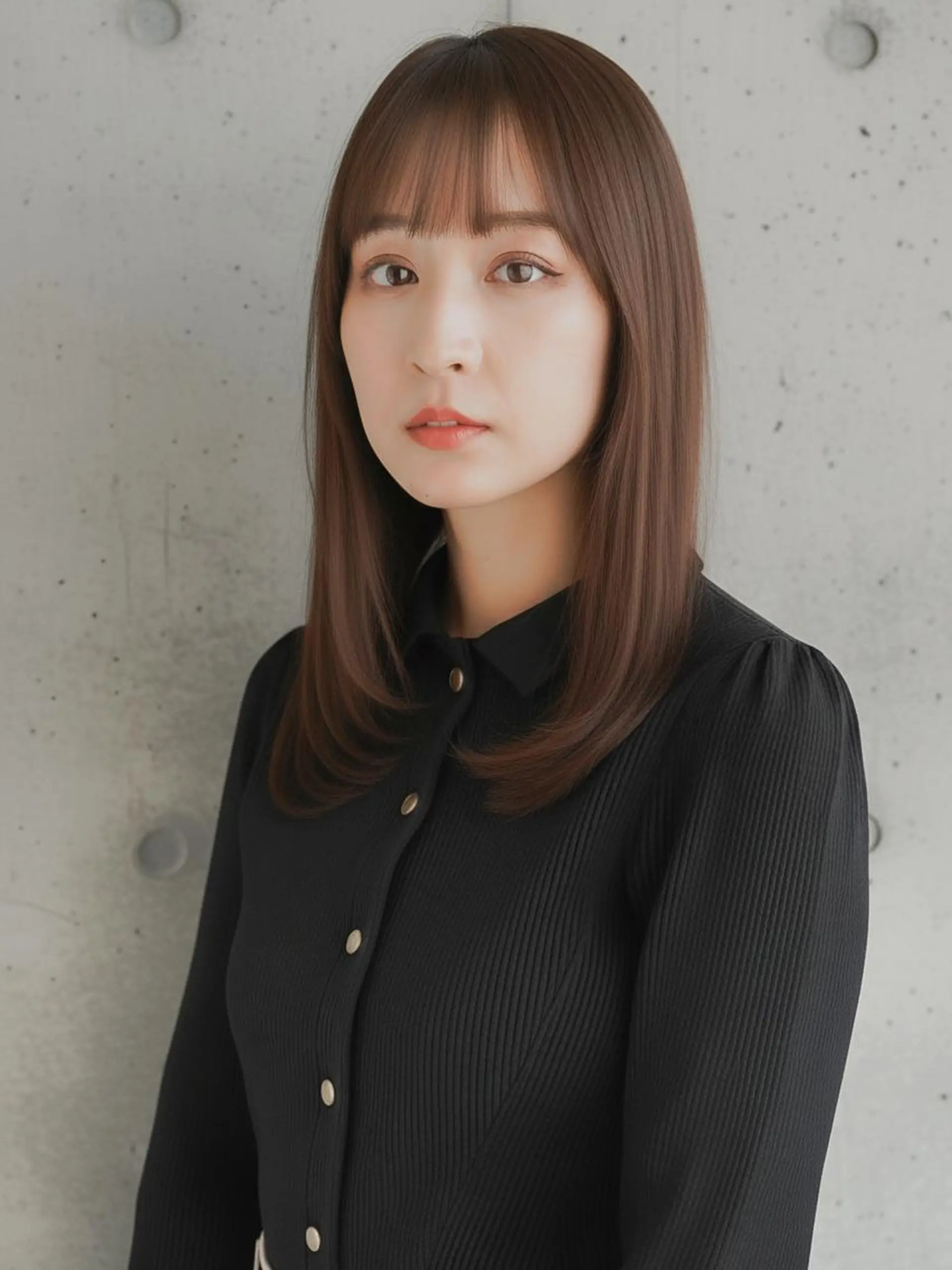 セミロング カット ヘアカラー トップスタイリスト 桂　嵩太のヘアスタイル