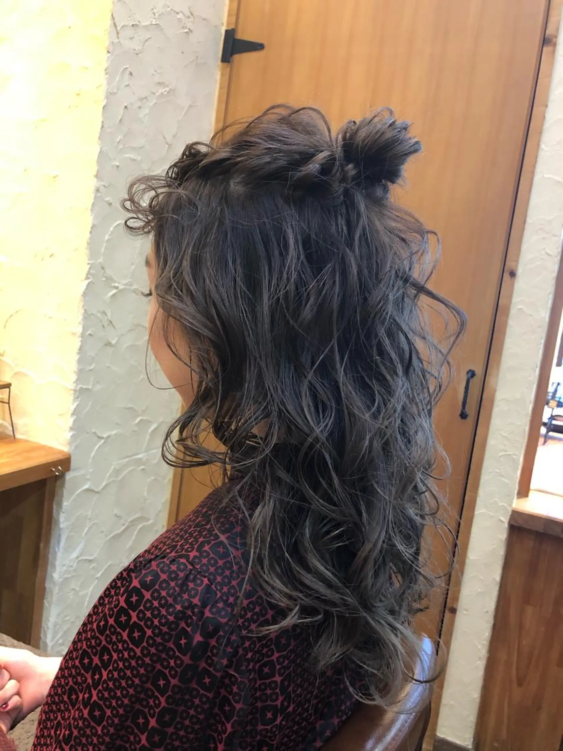 ロング ヘアアレンジ お団子ヘア ✨🌿大人可愛い愛さ れhair🌿✨松本のヘアスタイル