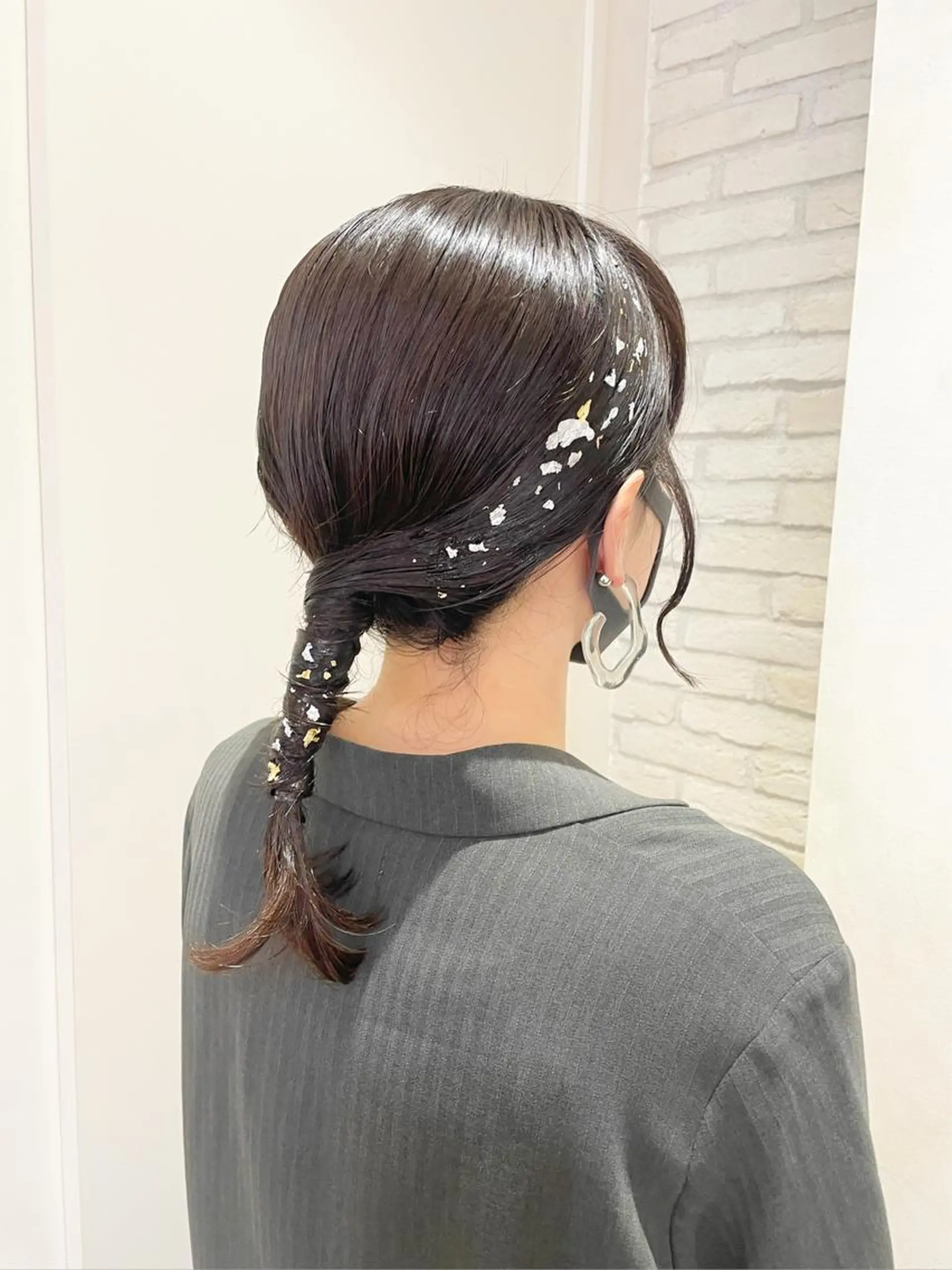 ミディアム パーマ ヘアアレンジ エクステ/ハイトーン 🐏☁️miminaのヘアスタイル