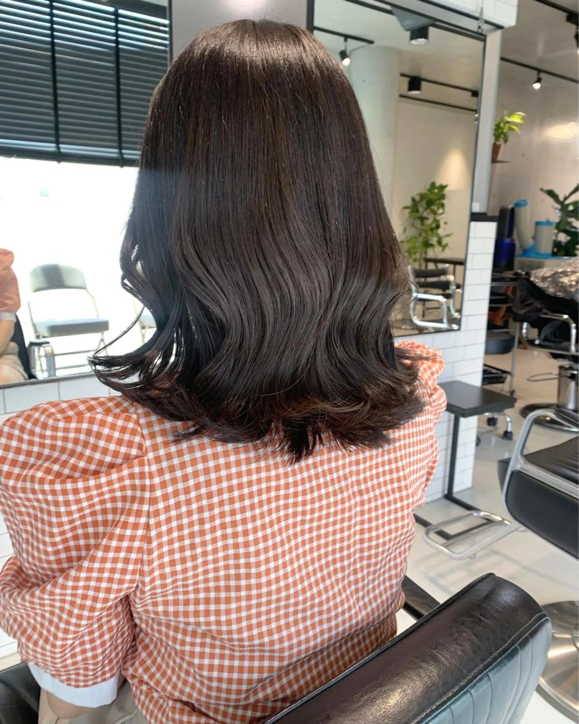 ミディアム カラー ヘアカラー トリートメント 透明感/オリーブ/ グレージュ/YUKAのヘアスタイル