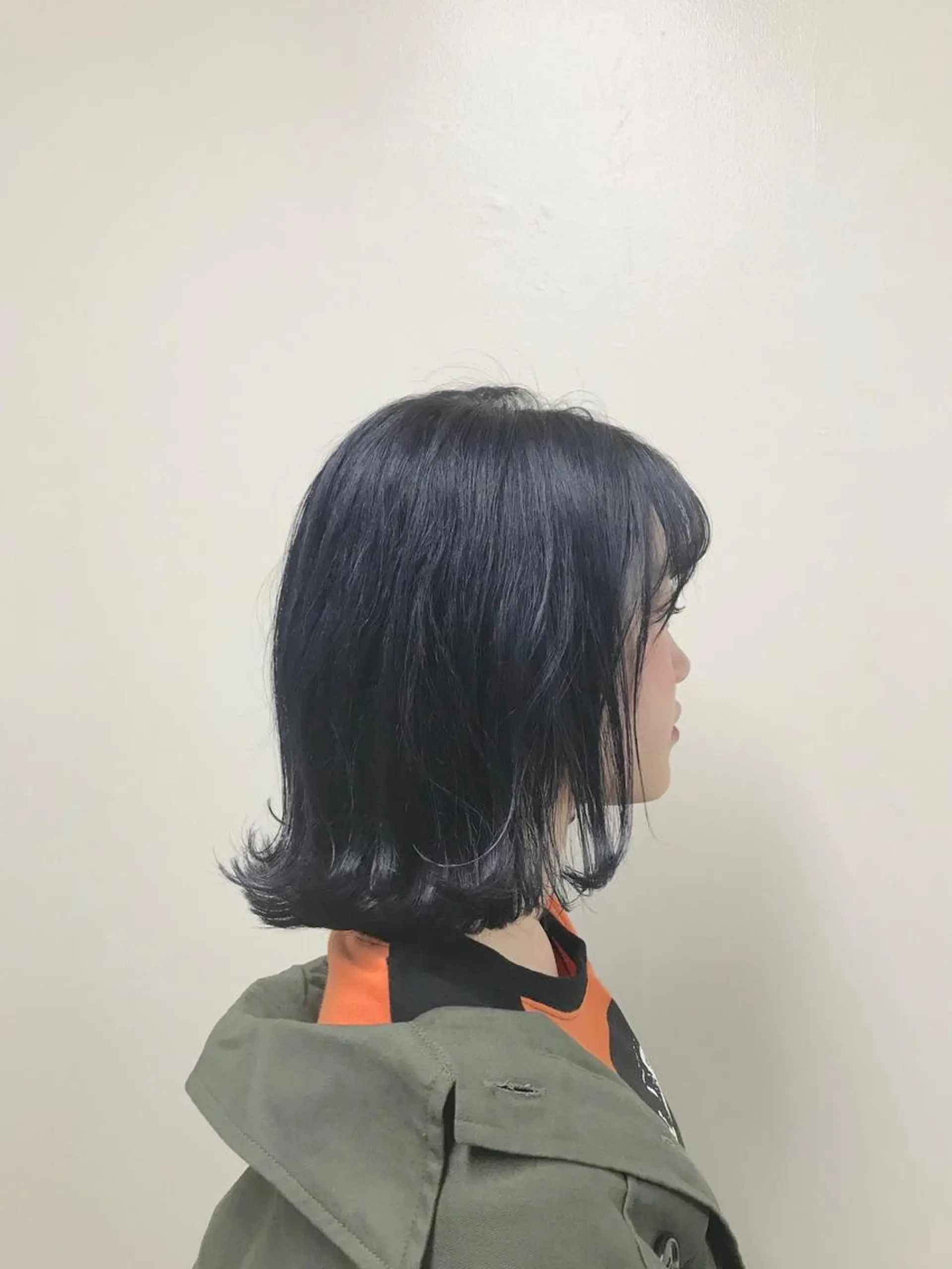 ミディアム カラー ネイビーカラー エリアNo.1カラー ⭐️hikaru⭐️のヘアスタイル