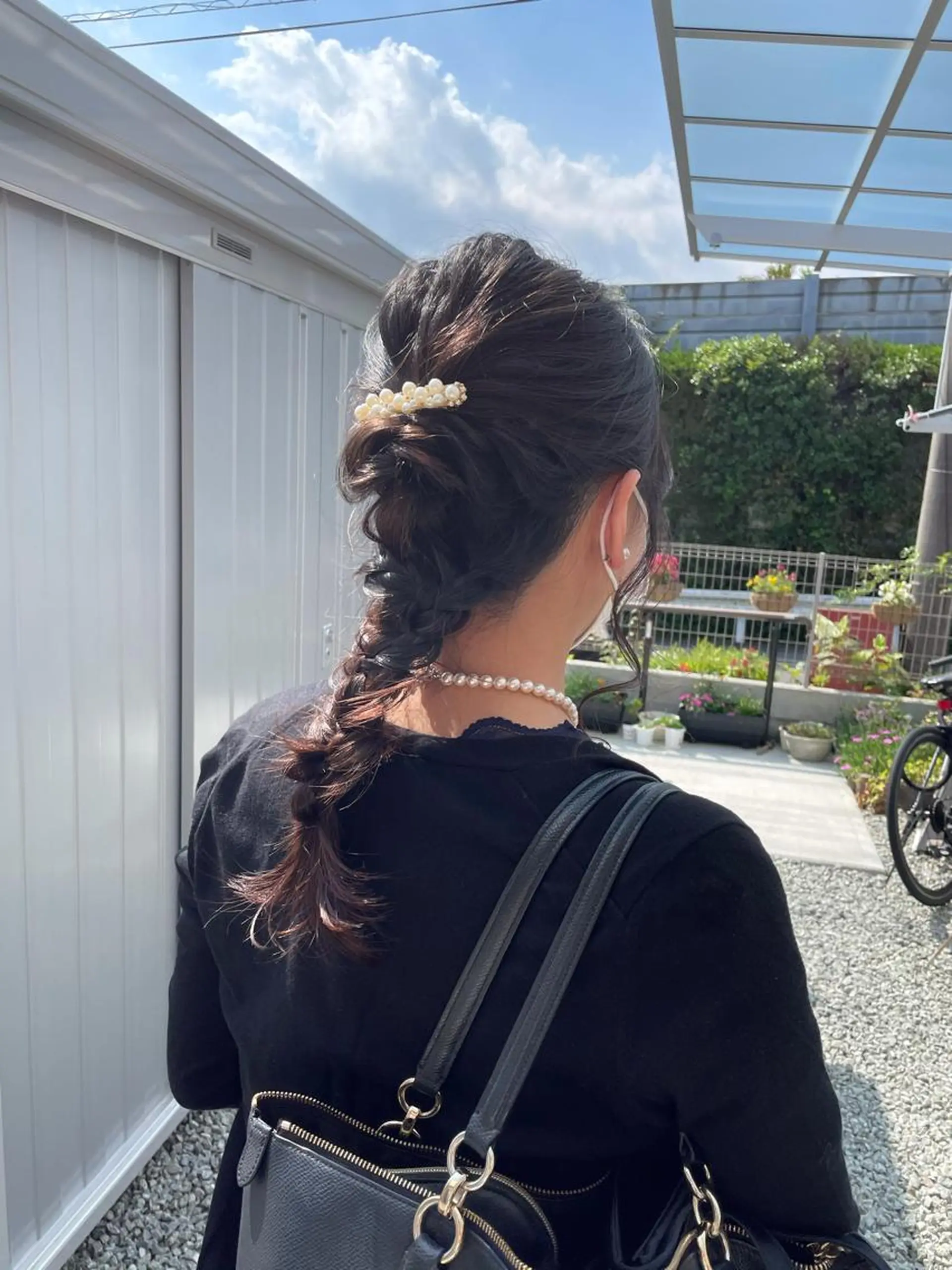 セミロング ショート/脱白髪染め ☆宇﨑悠実のヘアスタイル