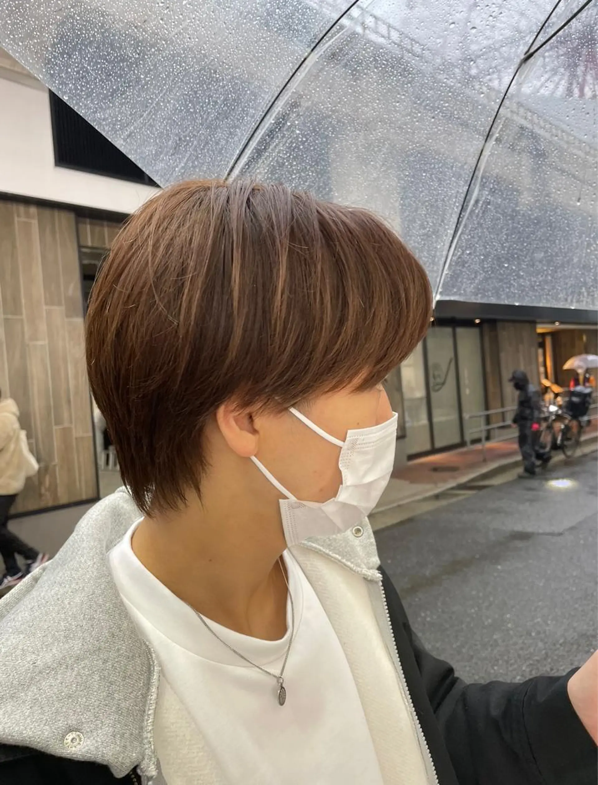 ショート カラー ヘアアレンジ メンズ 寺西 恵🪡🤍のヘアスタイル