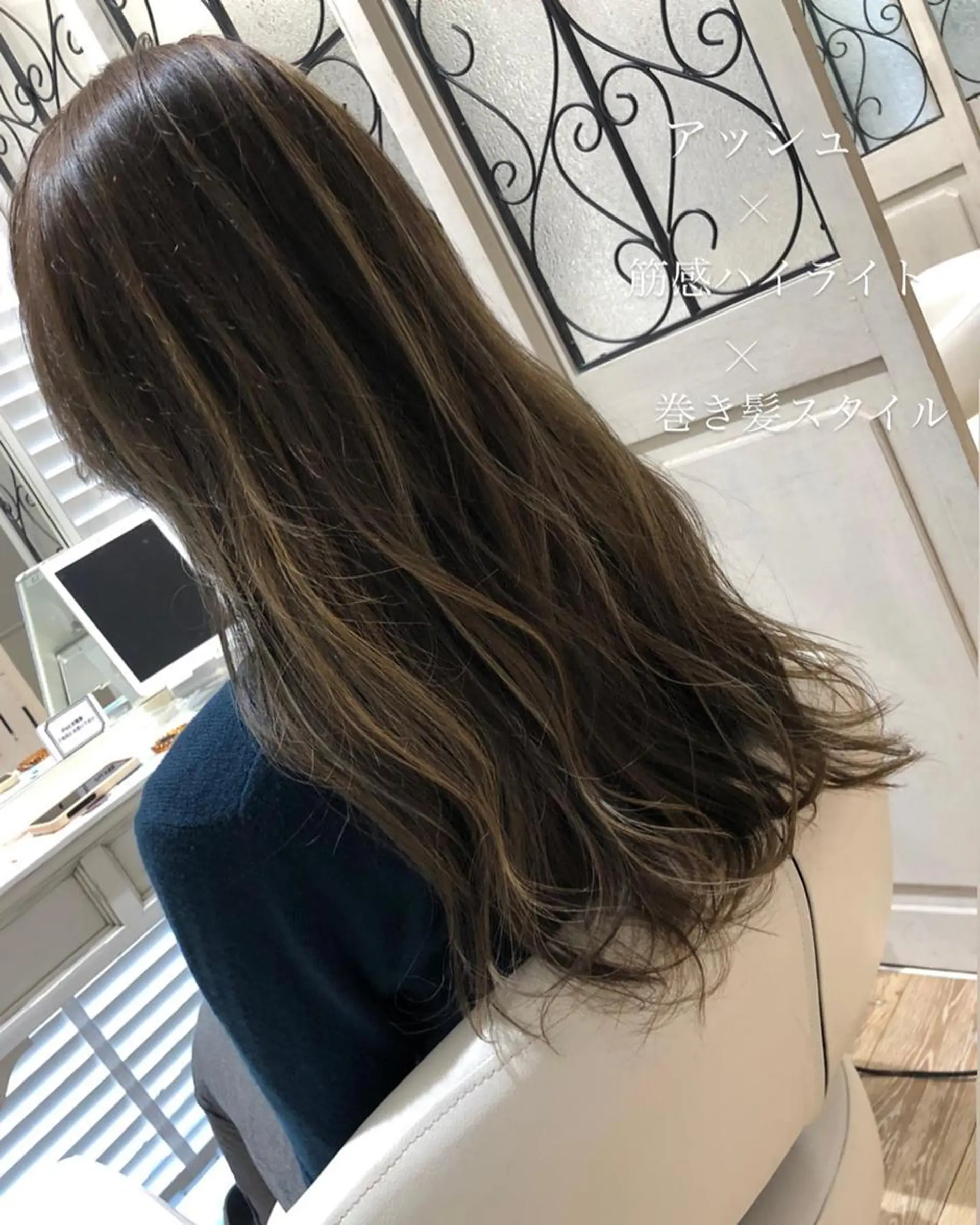 ミディアム カラー ハイライトカラー 外国人風カラー ハイライト 【大人髪】men's パーマ/潤艶髪のヘアスタイル