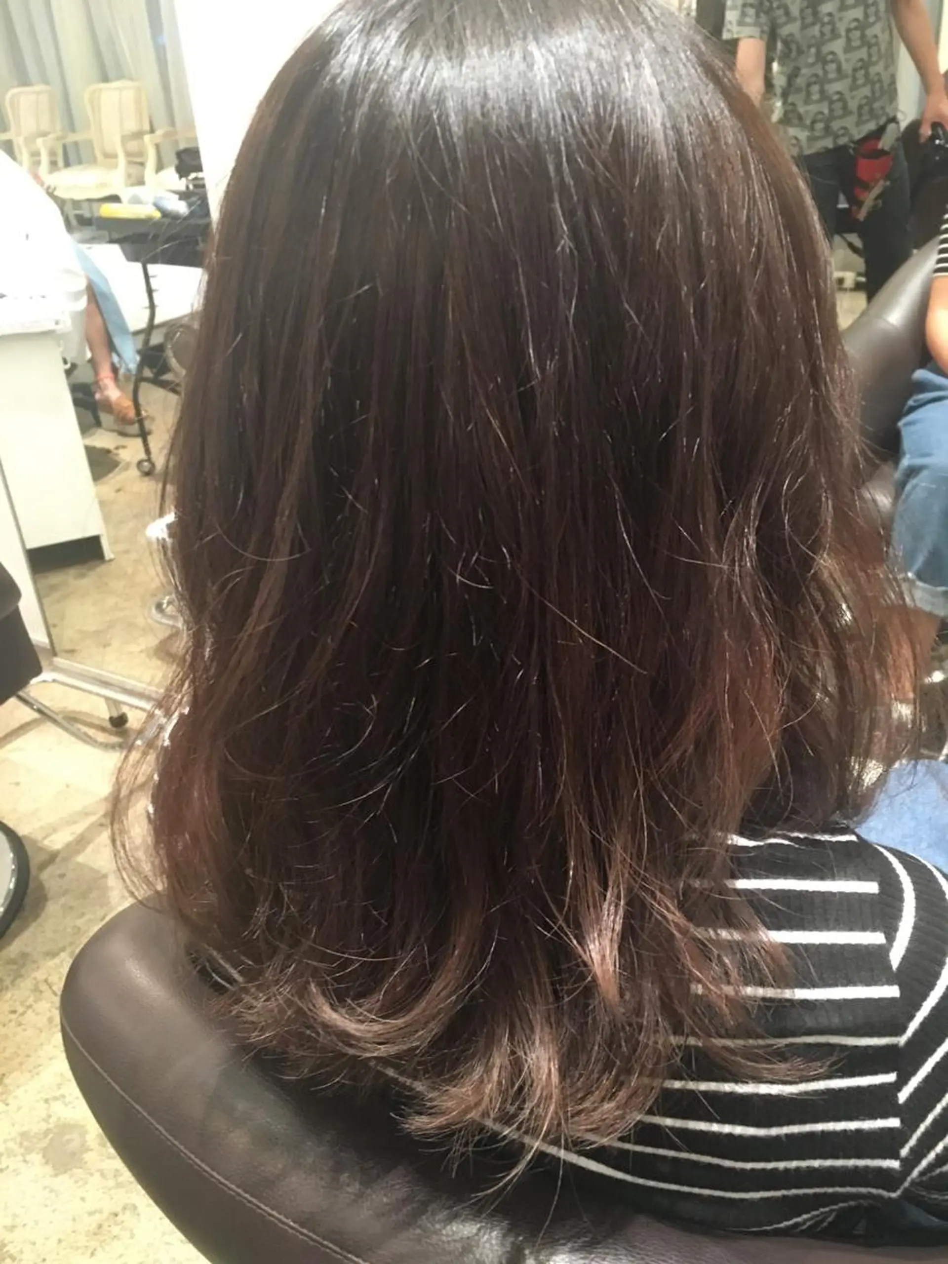 セミロング カラー ベージュカラー ラベンダーカラー お気に入り数2.3万 🏆SHO🏆のヘアスタイル