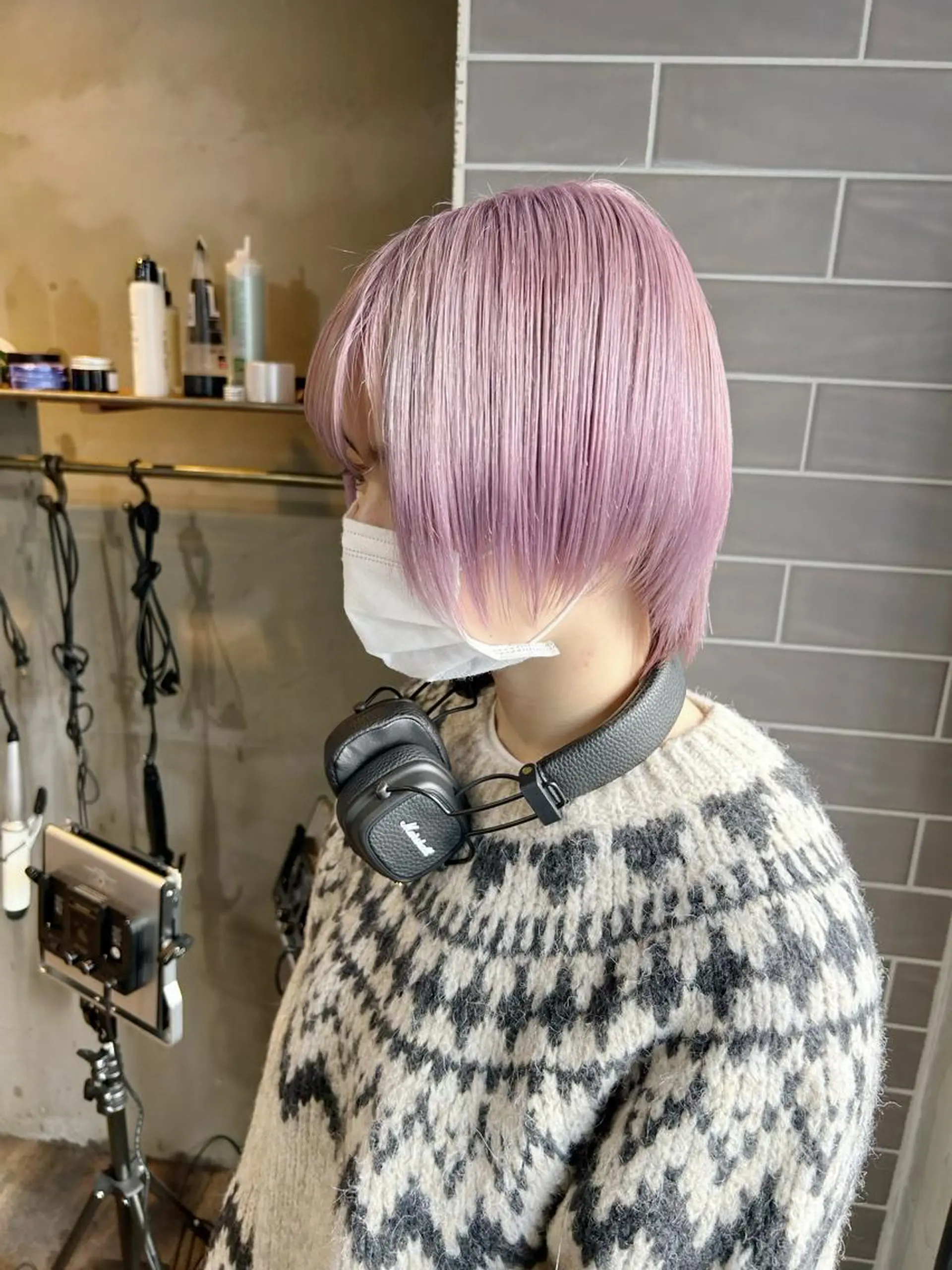 ショート カラー カット ヘアカラー トリートメント yoriダブルカラー 代表すがわらのヘアスタイル