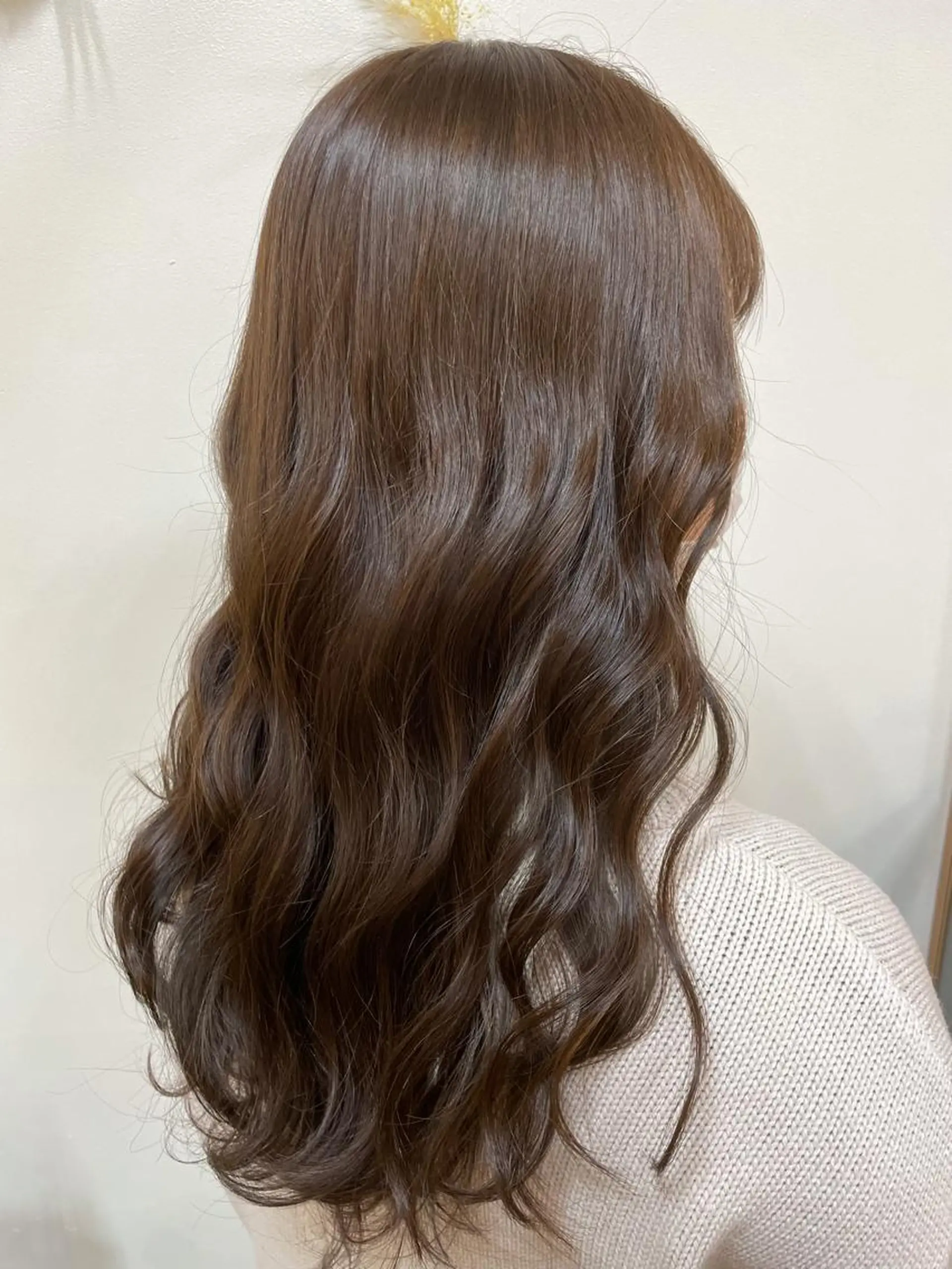 セミロング 韓国ヘア 🤍中西麻友🤍のヘアスタイル