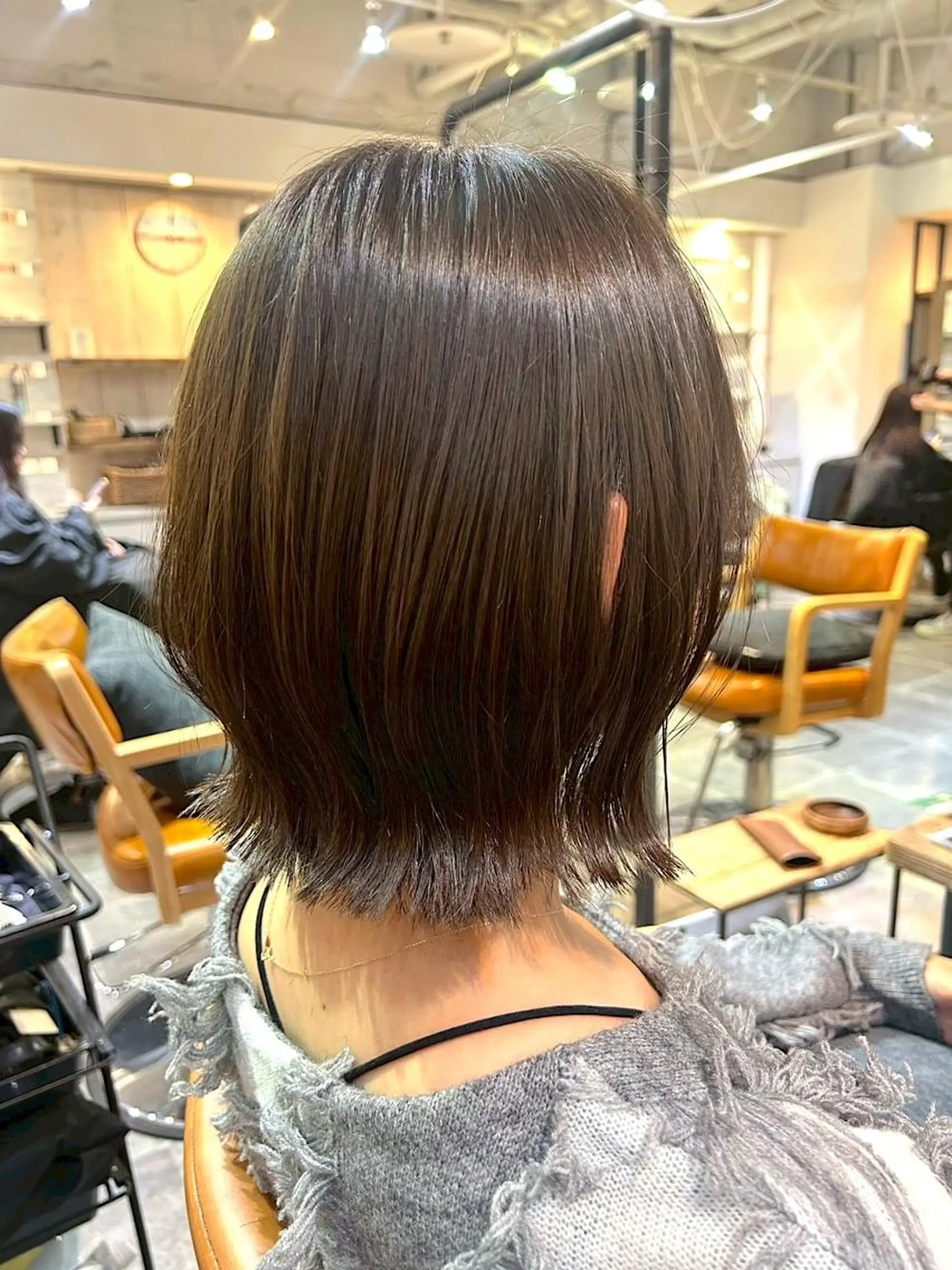 ショート カラー ショートボブ ボブレイヤー バレイヤージュ ブリーチ ダブルカラー カット ヘアカラー トリートメント N° il duca 札幌のヘアスタイル