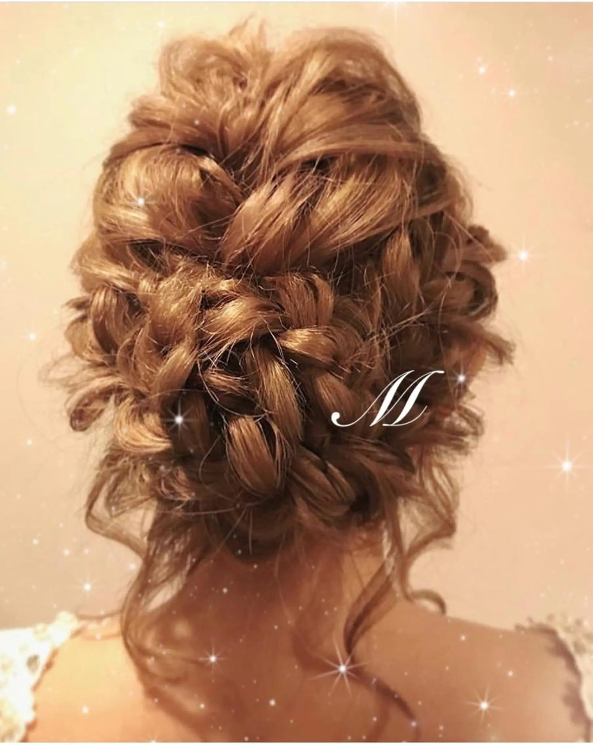 ヘアアレンジ おくれ毛 ヘアセット K Yumiのマツエク・マツパデザイン