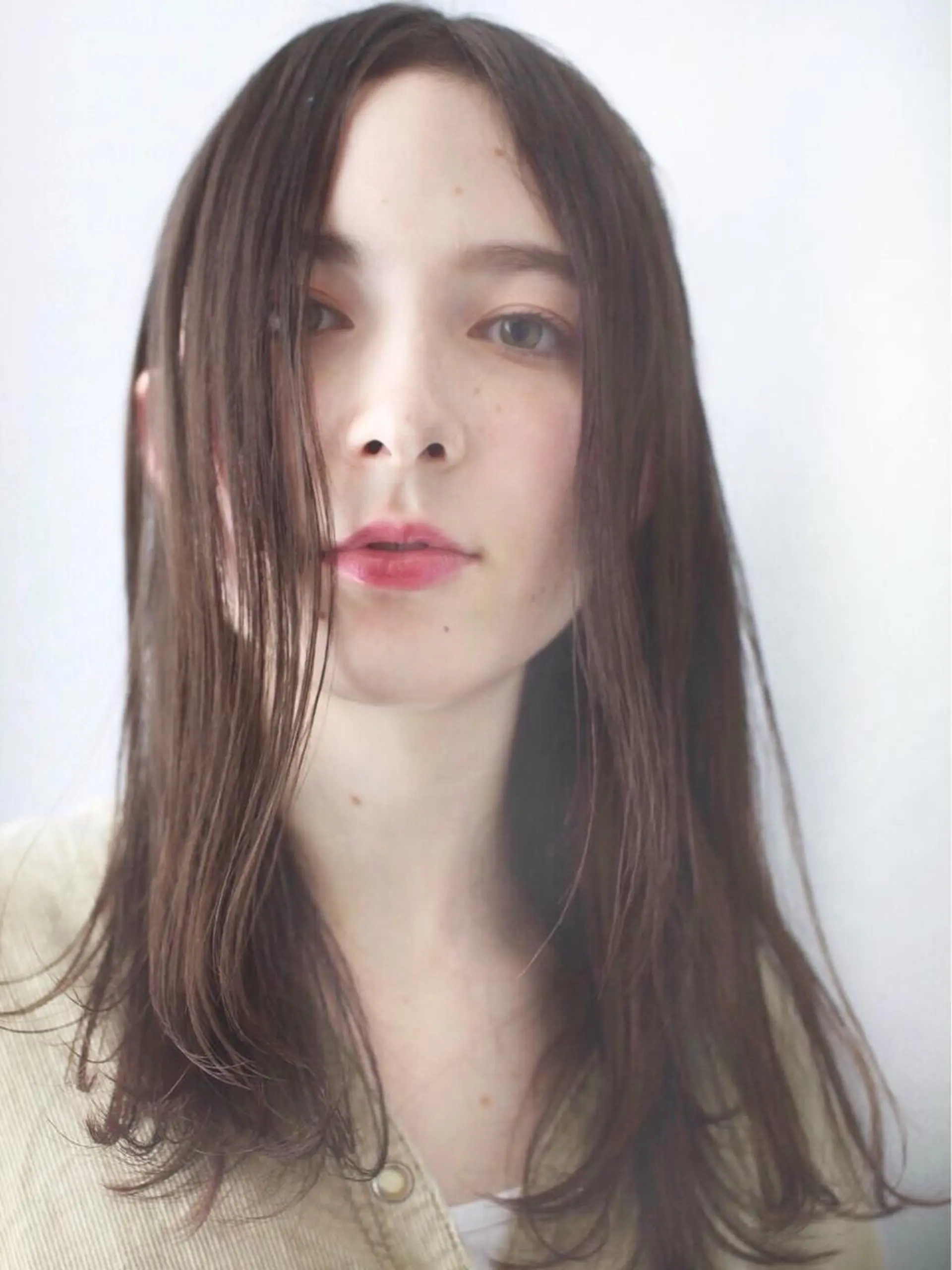 セミロング パーマ ストレートパーマ パーマ×ウルフカット koya☆のヘアスタイル