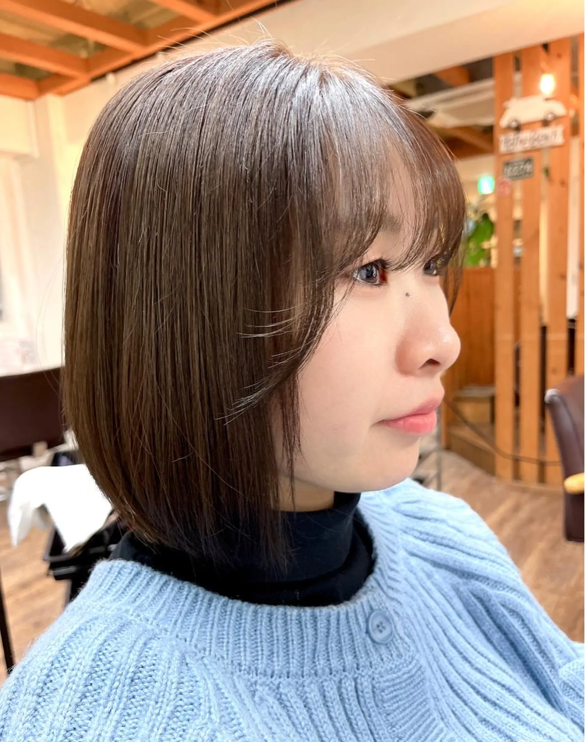 ミディアム カラー ブラウンカラー ショコラブラウン 吉祥寺✂️ shutoのヘアスタイル