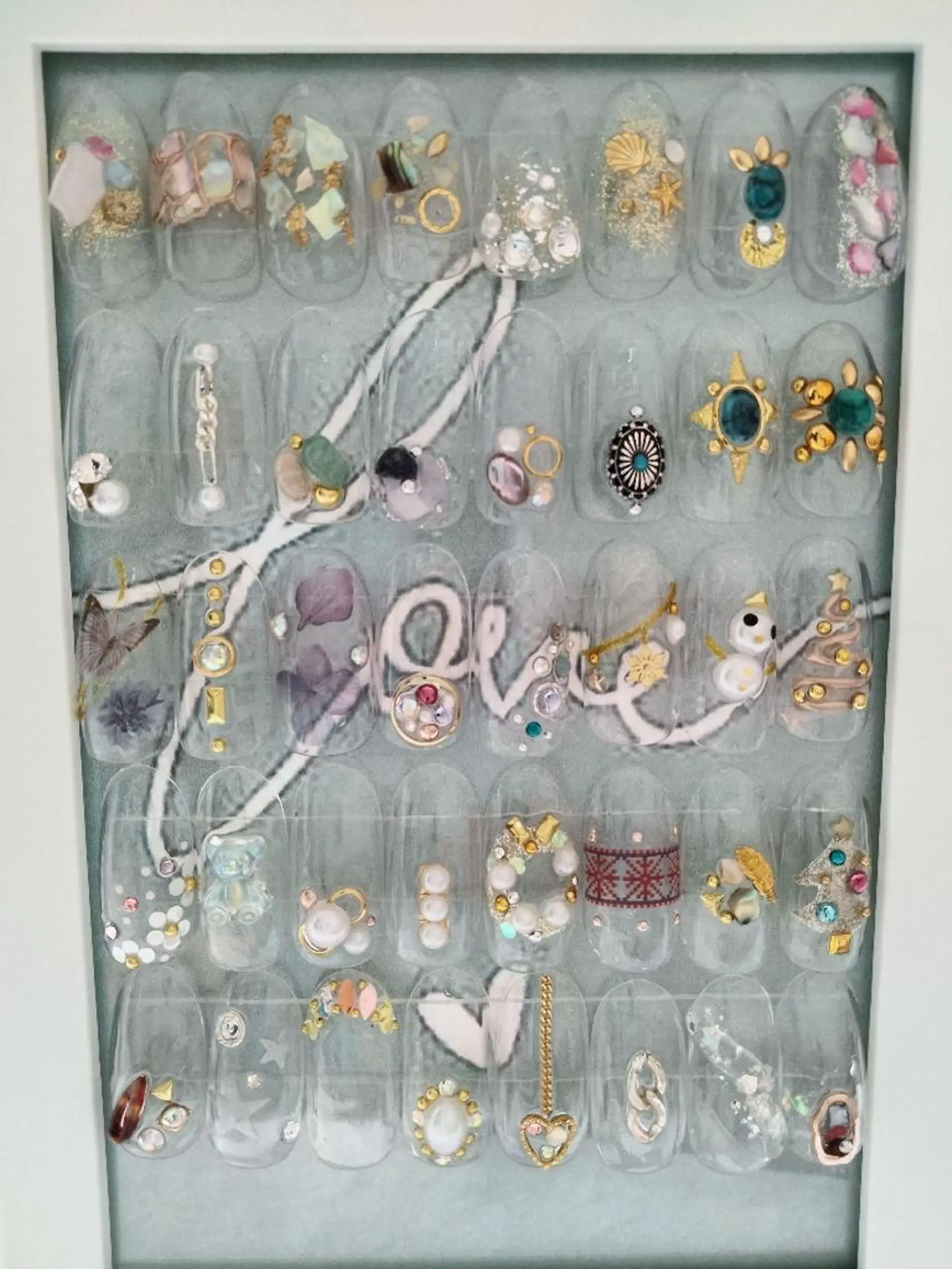 ネイル アートネイル ストーンネイル I'S nail 佐野のネイルデザイン