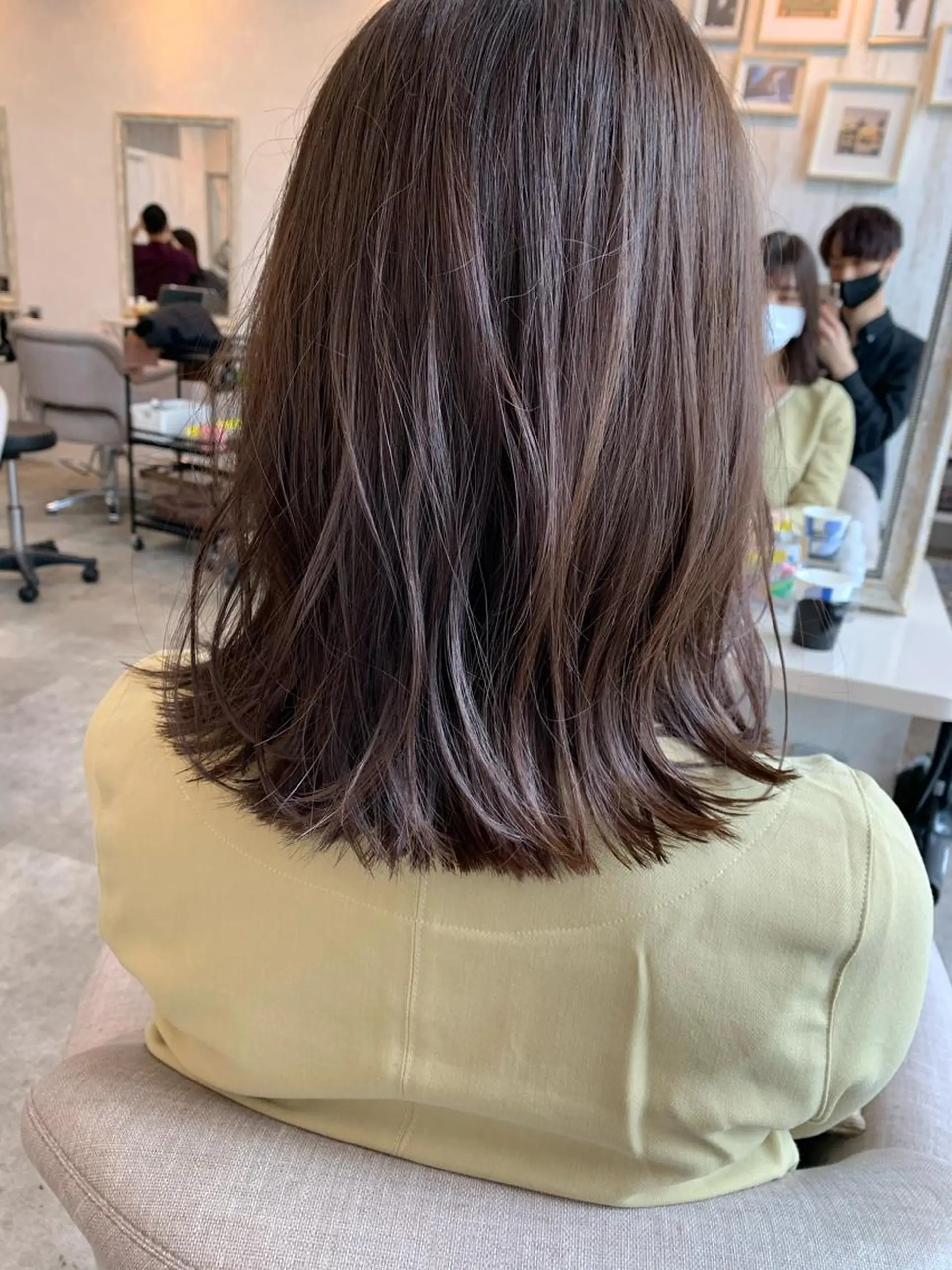 ミディアム カラー カット トリートメント ✨日本一の韓国ヘア✨ 髪質改善RYO-MAのヘアスタイル