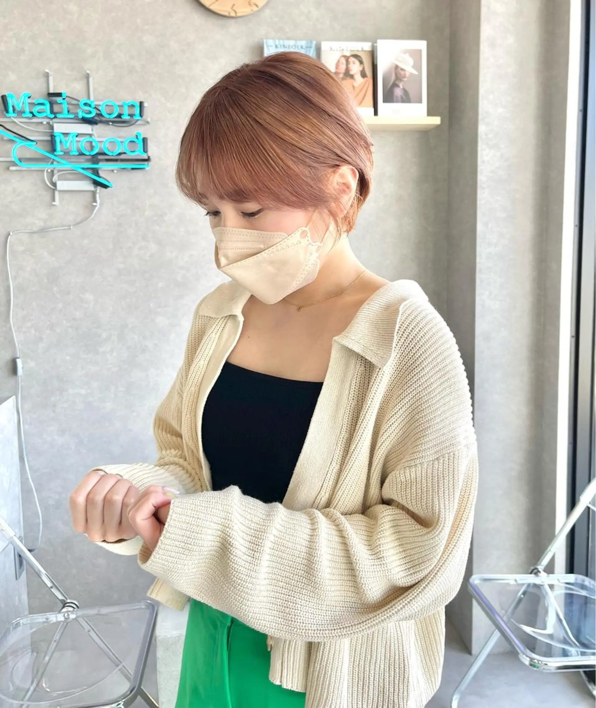 ショート カラー 一ノ瀬 暁のヘアスタイル