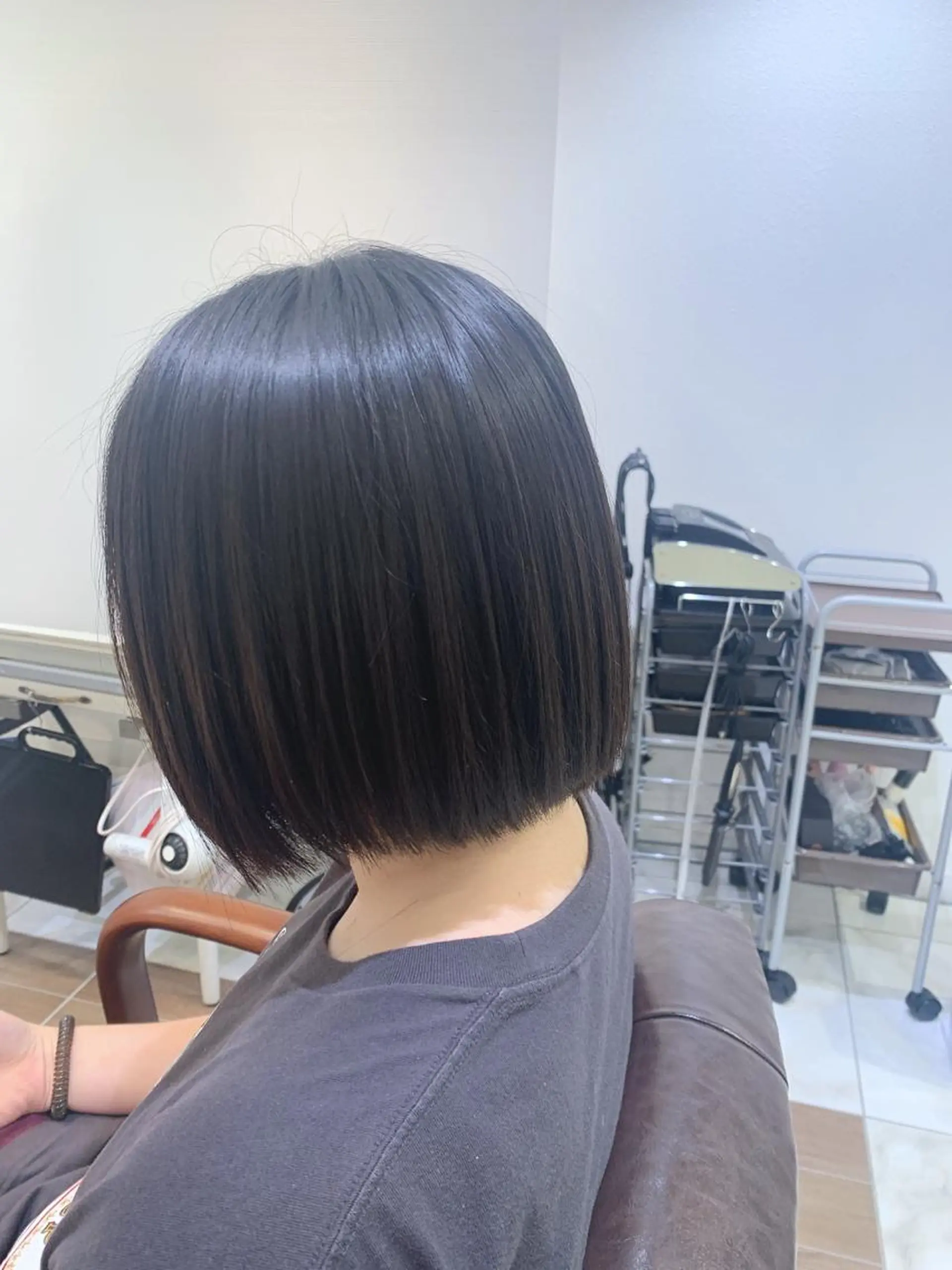 ショート 白髪染め /増田桃子のヘアスタイル