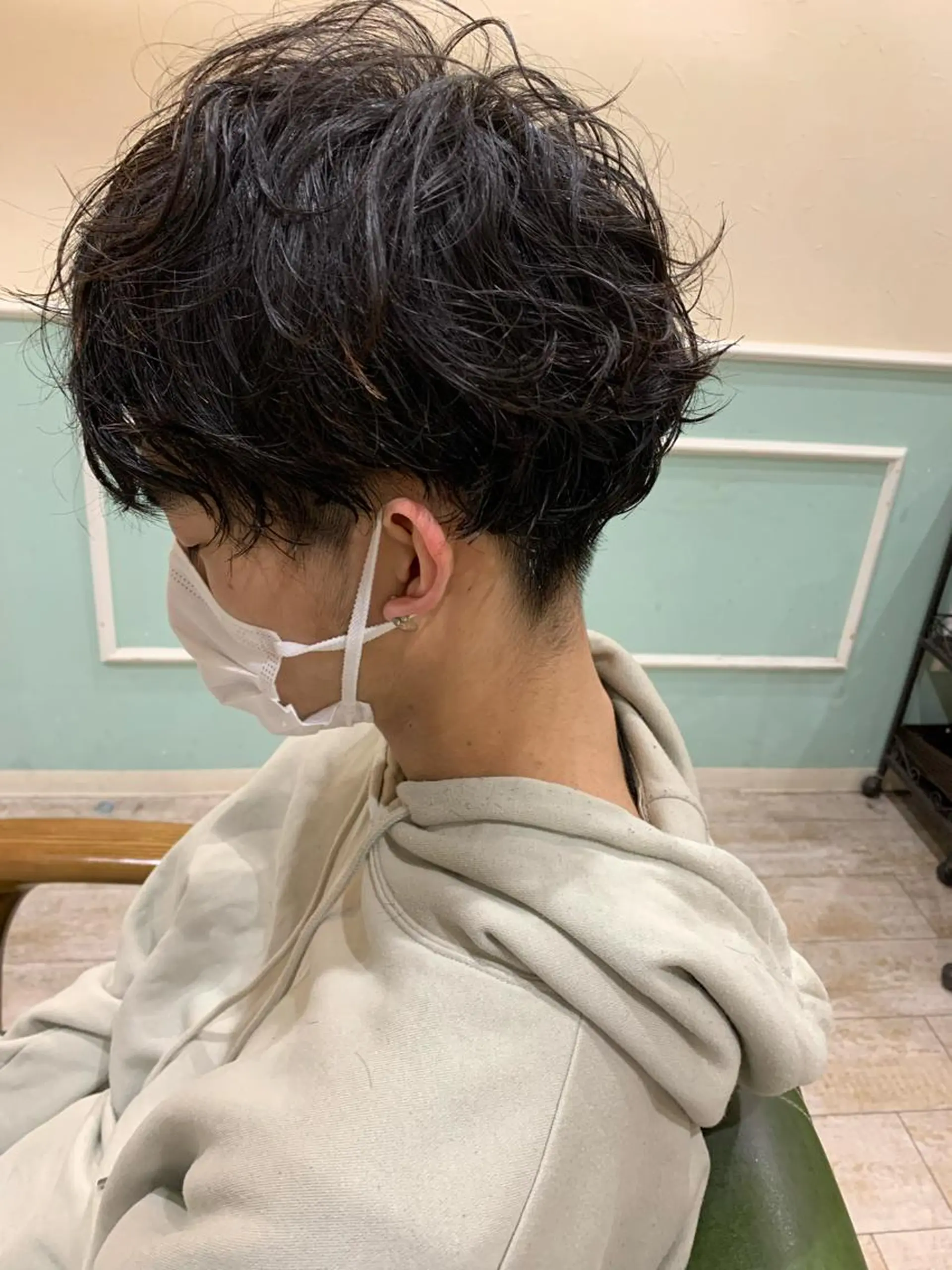 パーマ スパイラルパーマ カット 丹野 圭太のヘアスタイル