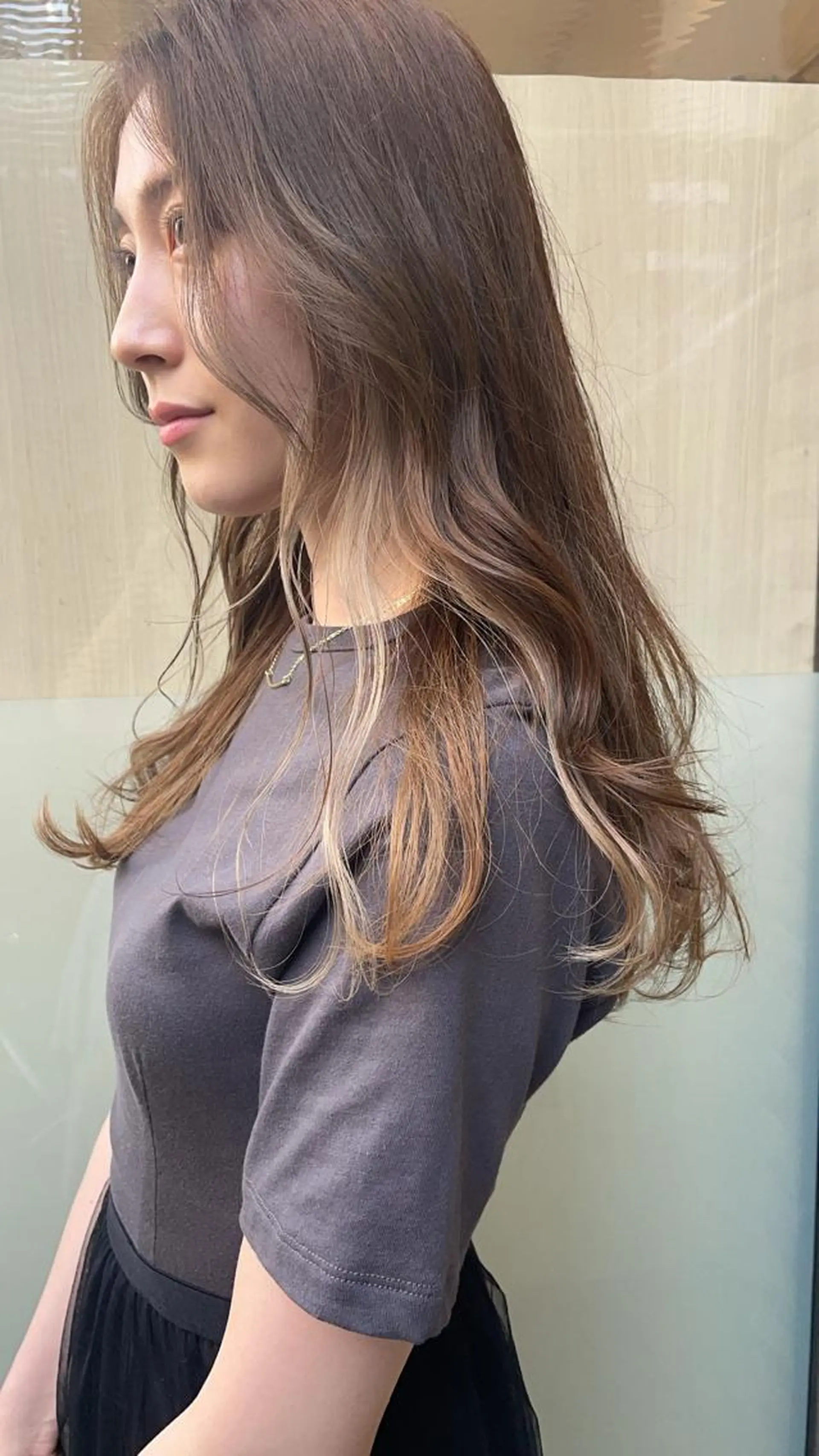 ロング レイヤーカット/ 透明感カラーmikuのヘアスタイル