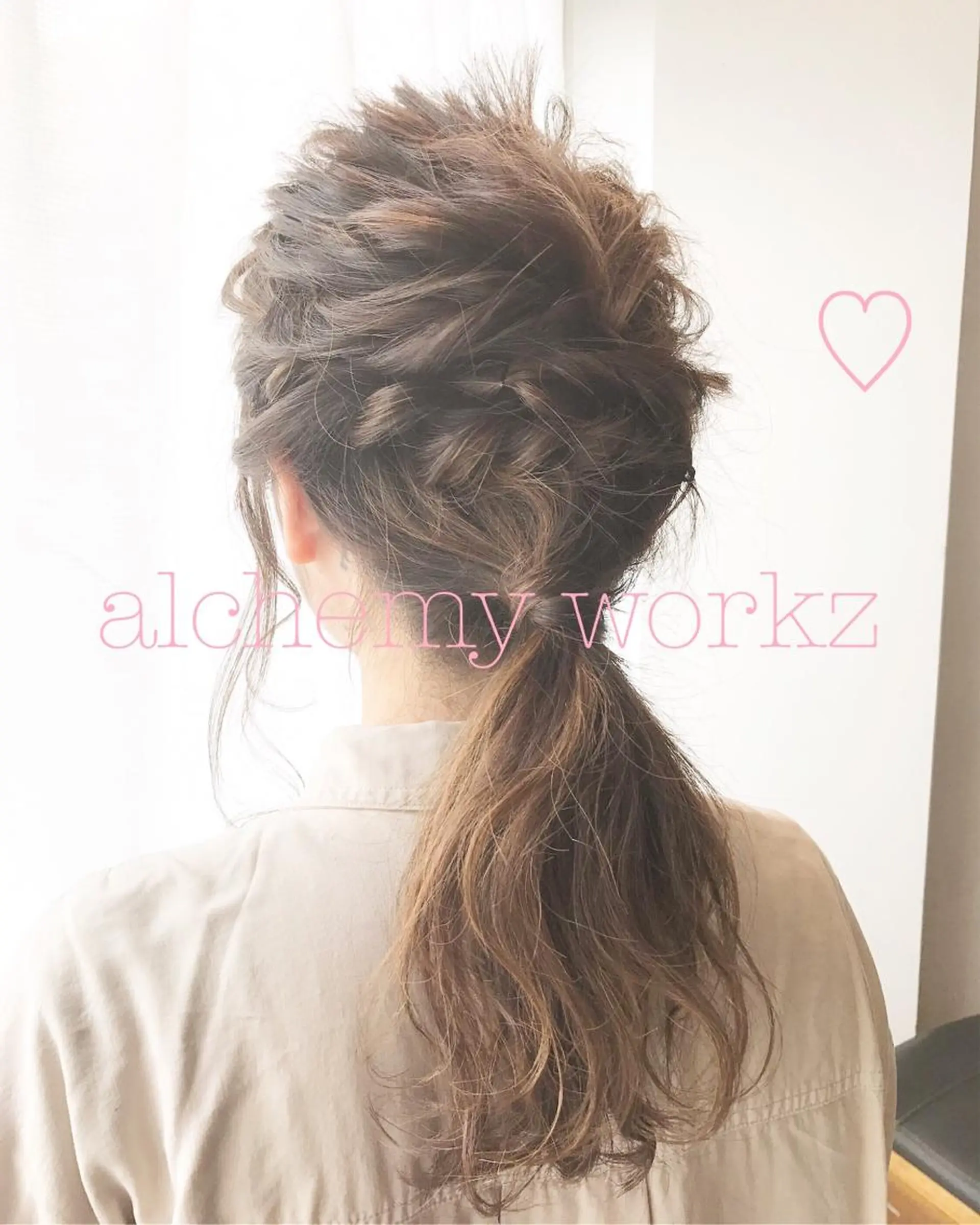 ヘアアレンジ alchemy workzのマツエク・マツパデザイン