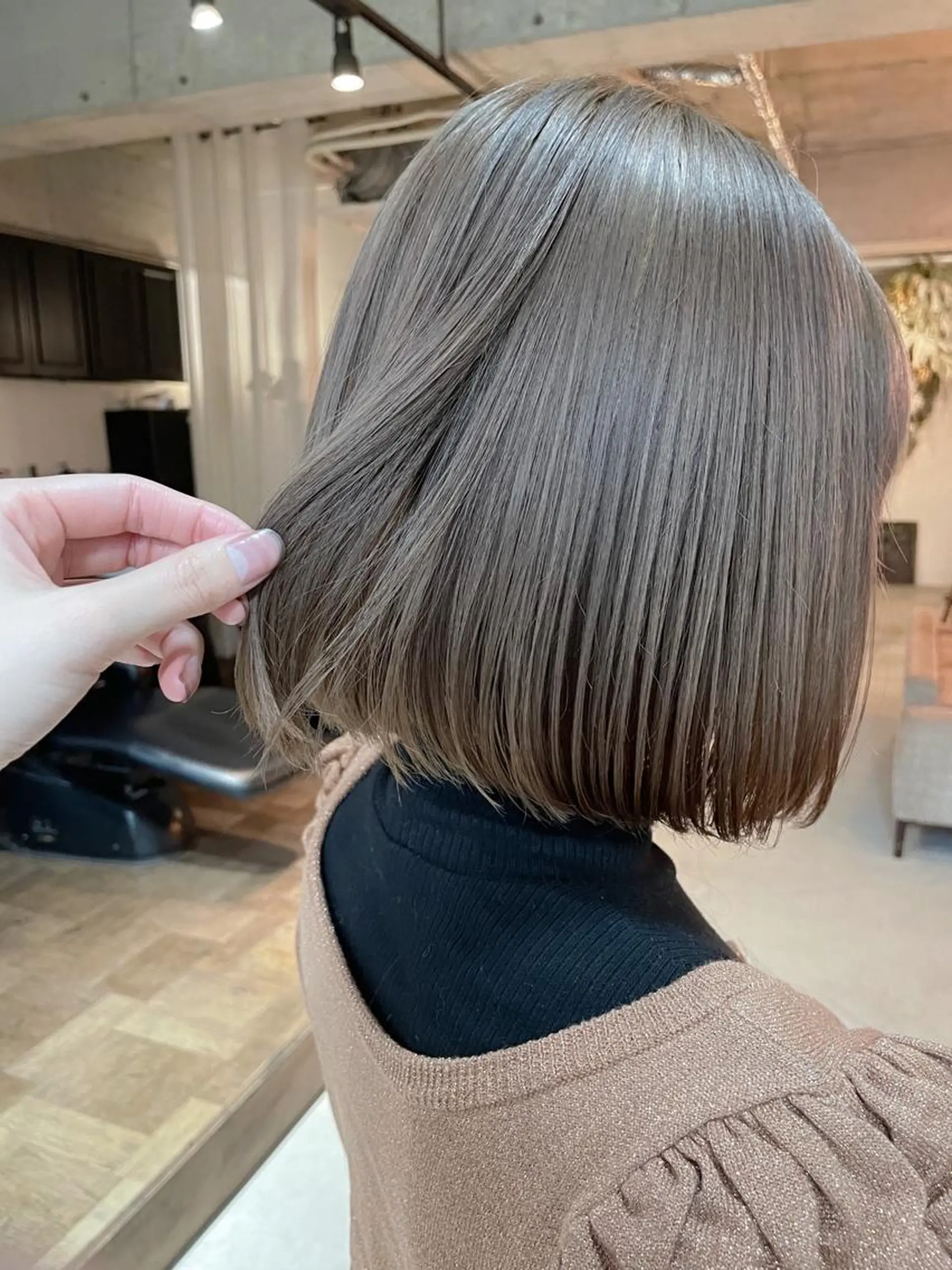 ショート カラー unico.所属・韓国ヘア/暖色カラー 新美多英のヘアスタイル