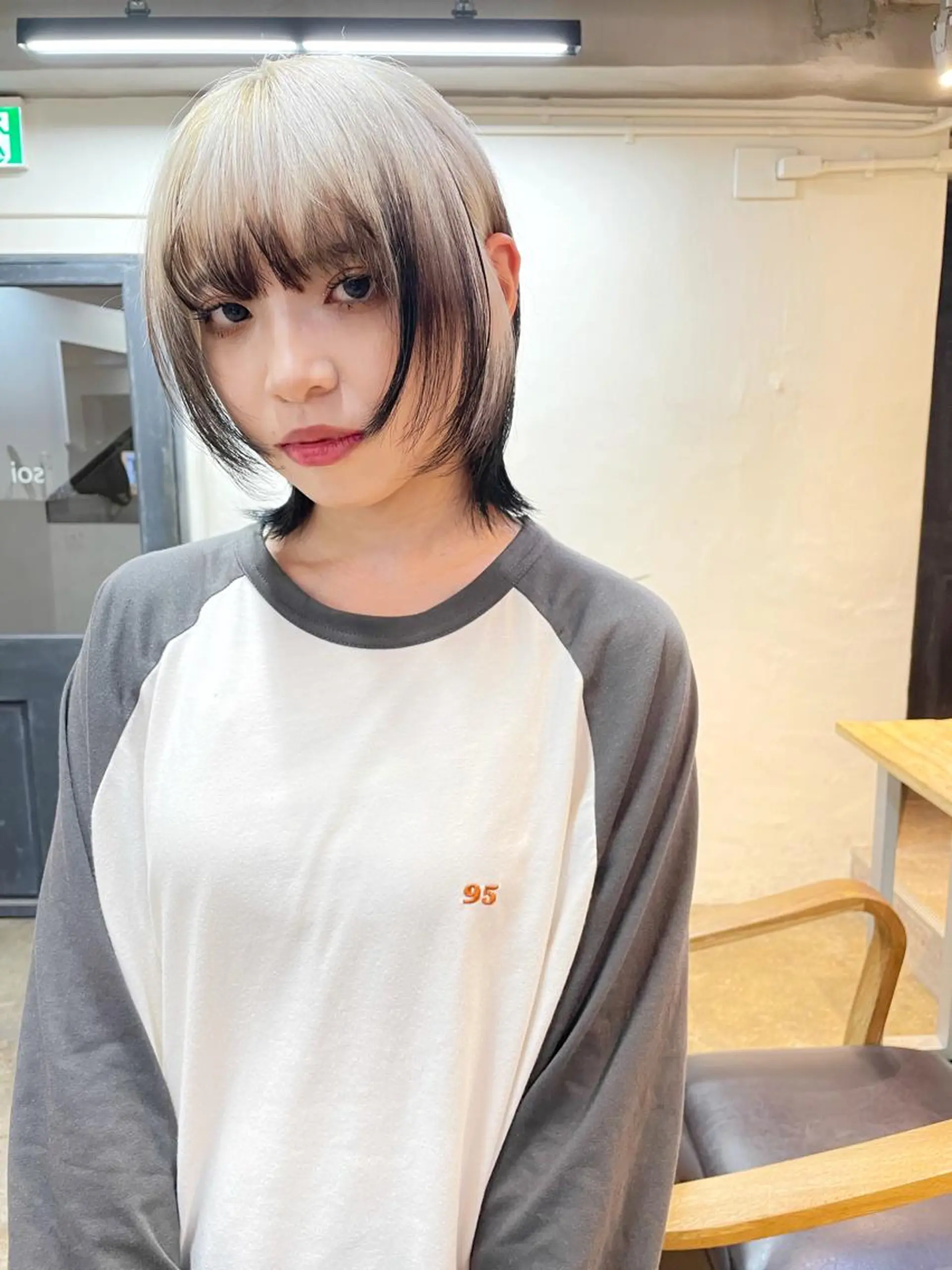 ショート カラー ヘアアレンジ 丸山渉/表参道 レイヤーボブのヘアスタイル