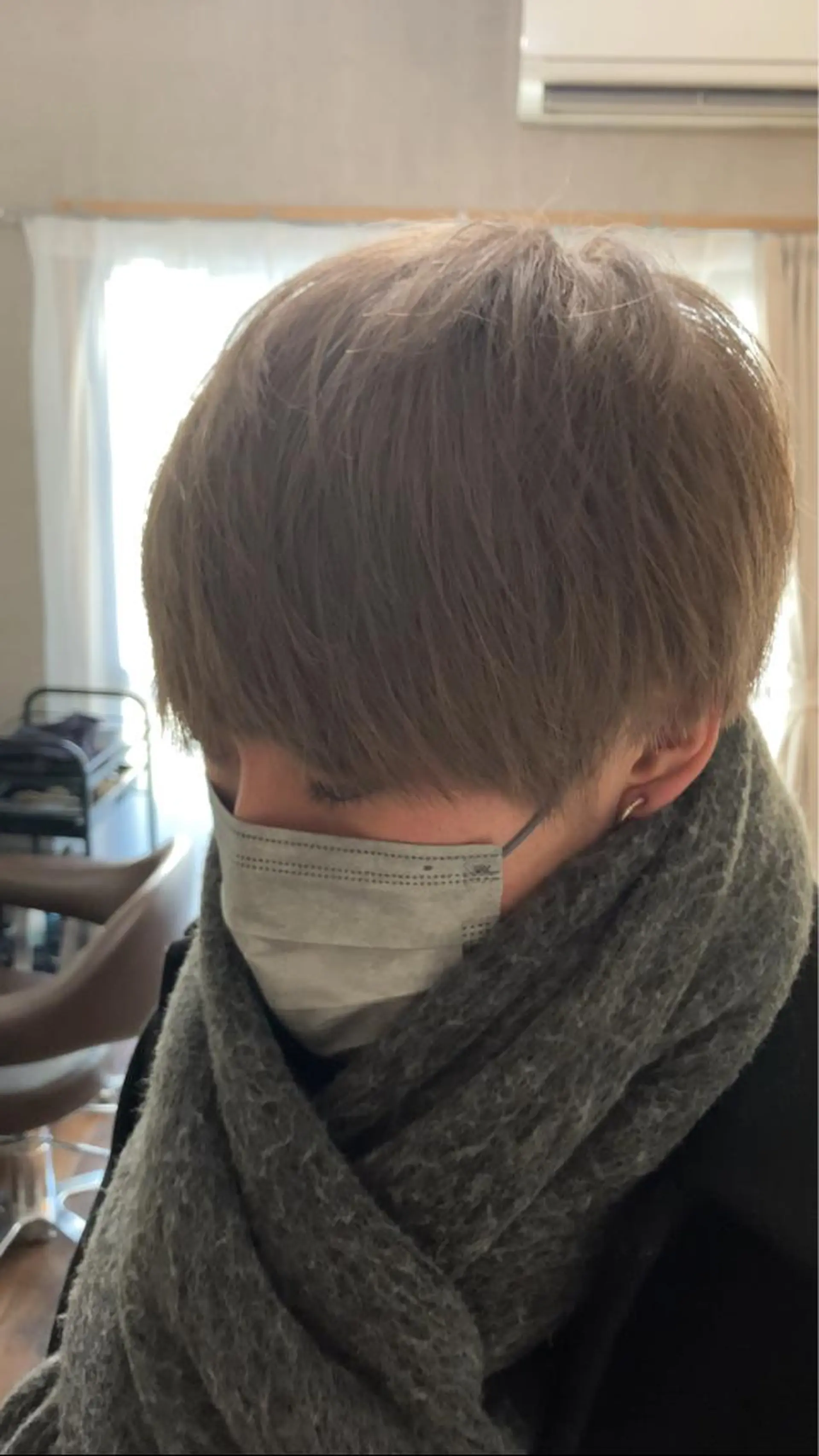 ショート メンズ メンズハイトーン ヘアカラー AUTHENTIC private mens hair salon所属・完全個室マンツーマン メンズサロン草野貴樹のヘアスタイル