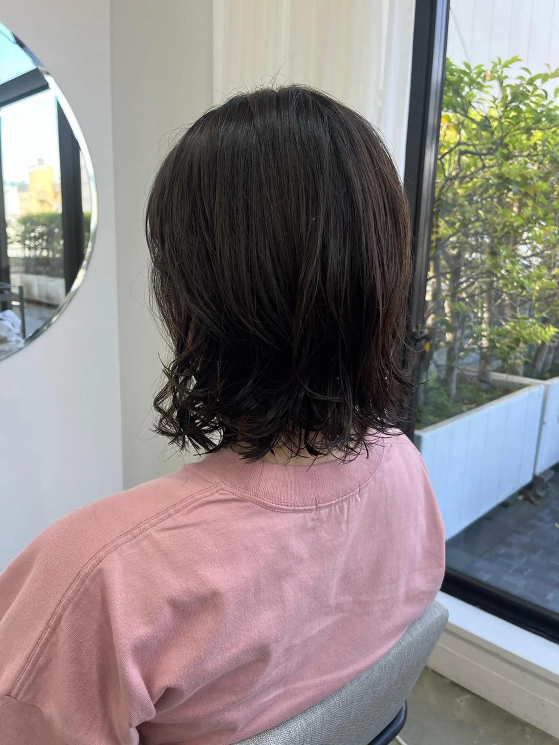 ミディアム パーマ カット パーマ ヘッドスパ ⭐️当日OK⭐️ 岩田峻のヘアスタイル